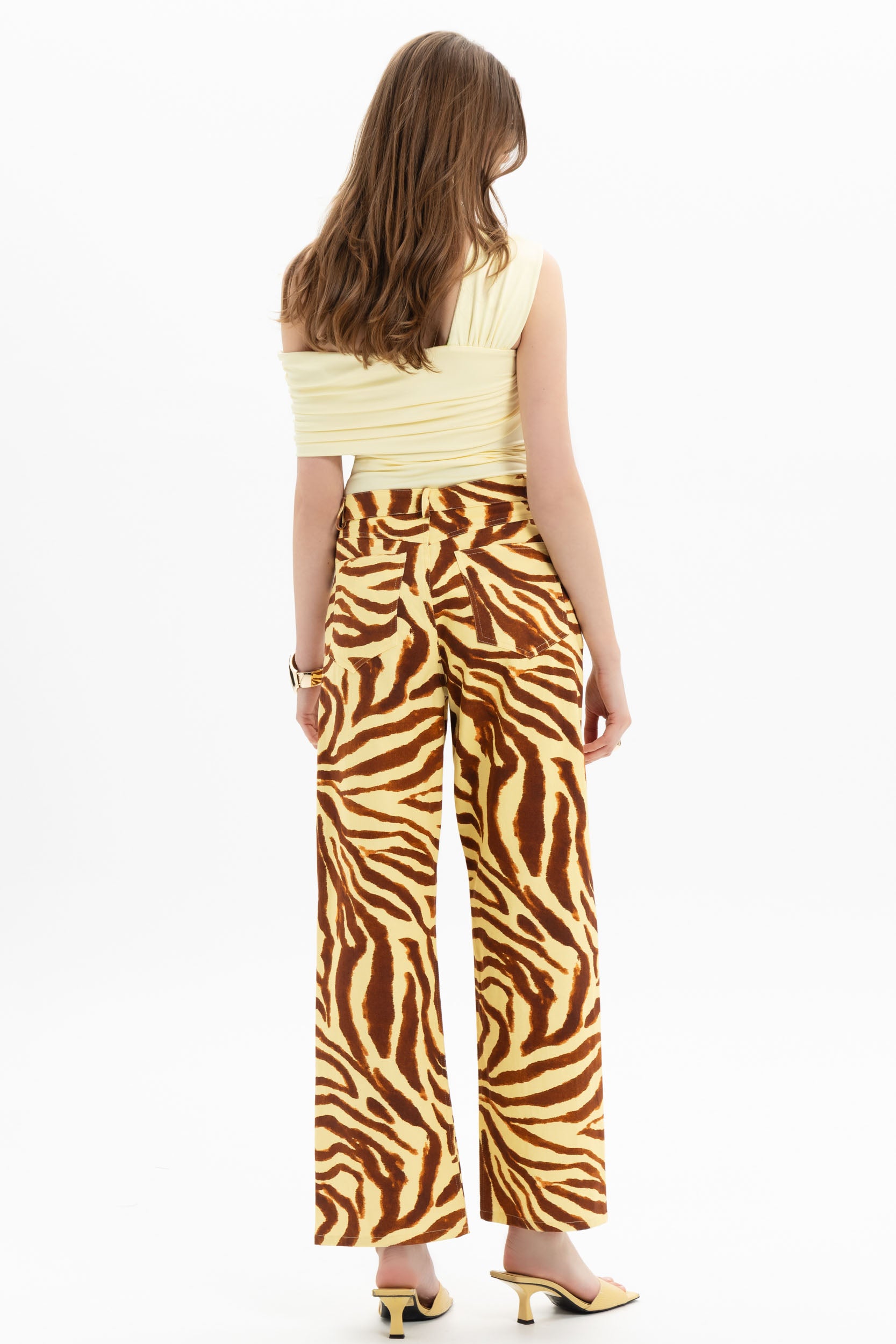 Yellow Draped Top