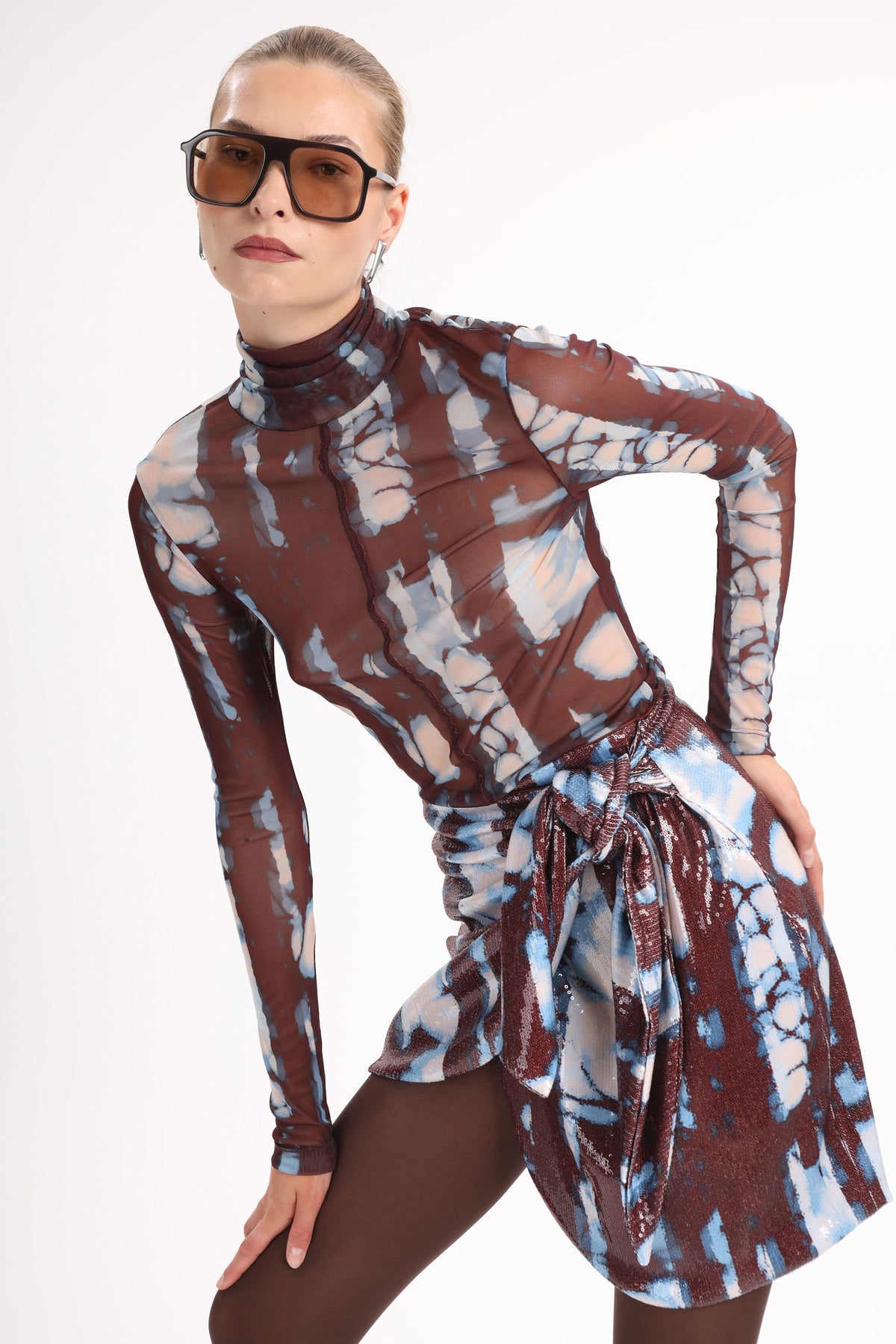 Printed Wrap Skirt - MYT Wearables Fall–Winter 2027