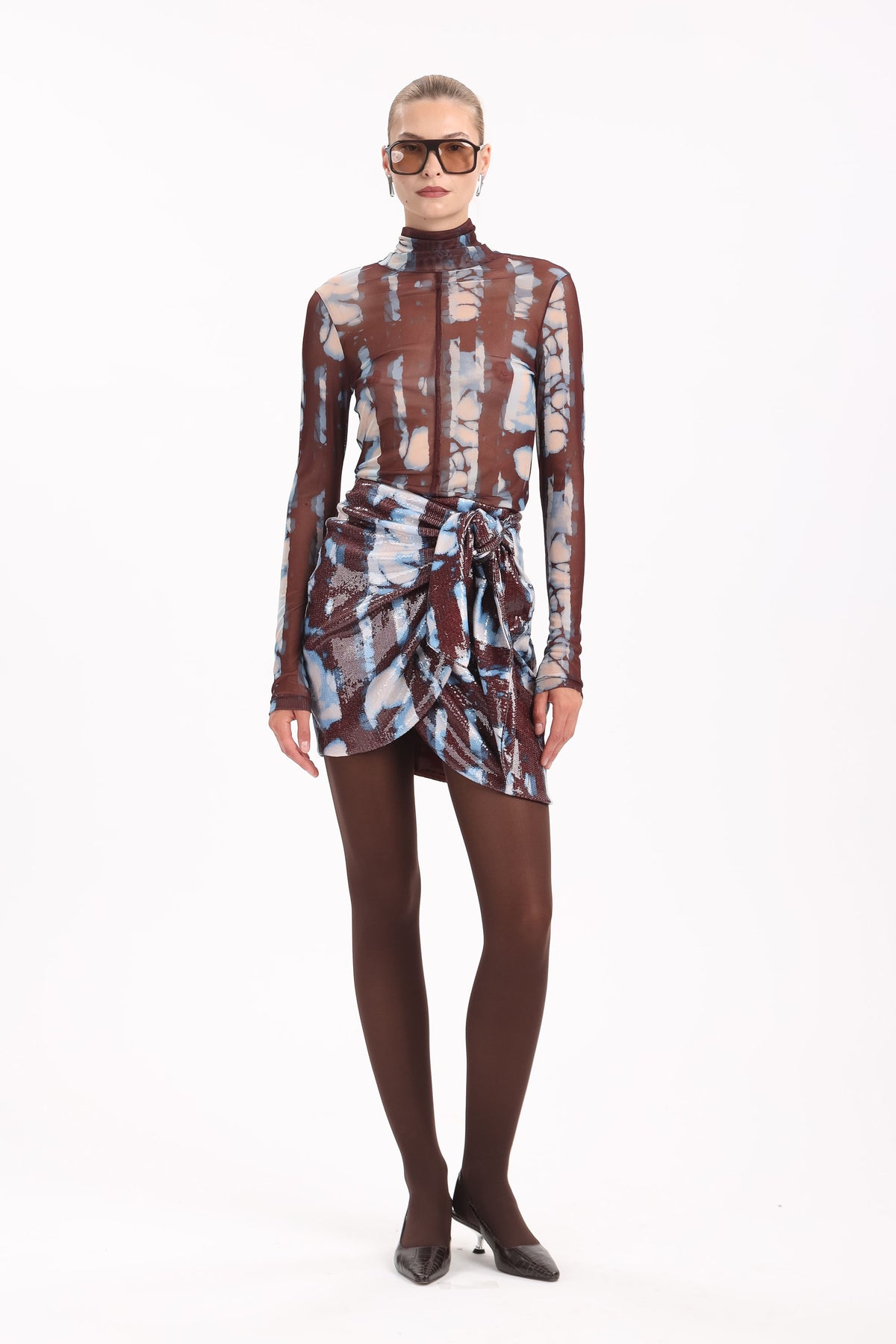 Printed Wrap Skirt - MYT Wearables Fall–Winter 2027