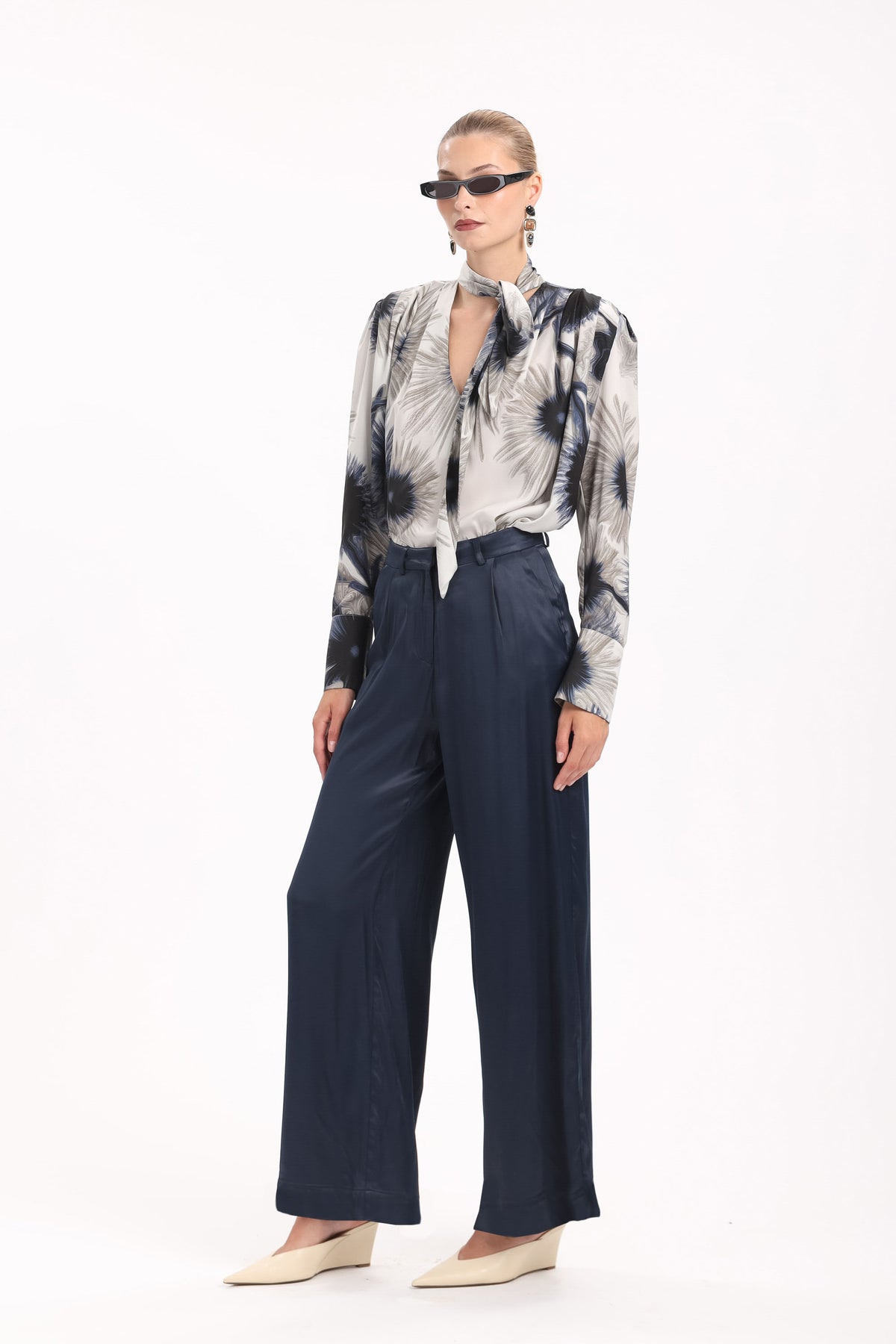 Satin Wide-Leg Pants - MYT Wearables Fall–Winter 2027