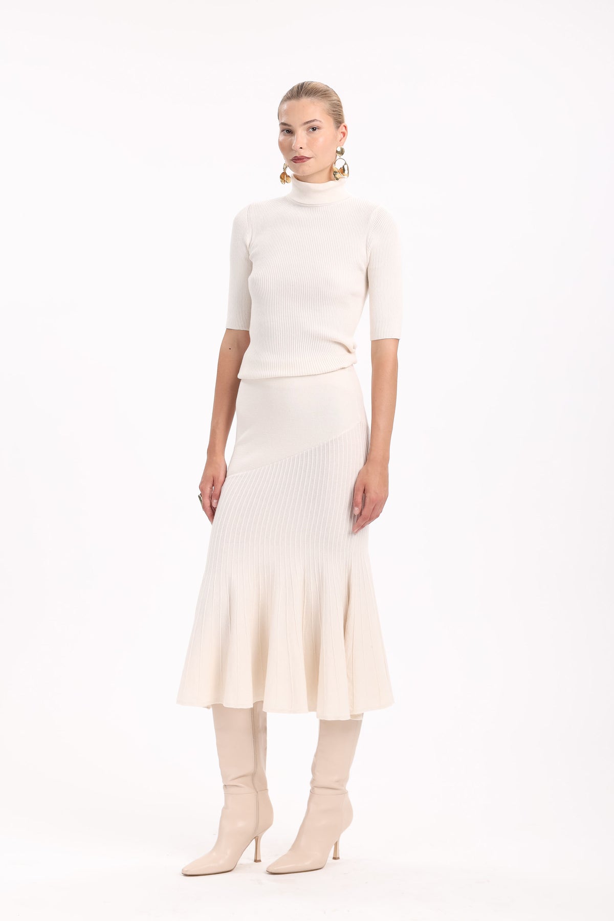 Fluted Knit Skirt - MYT Wearables Fall–Winter 2027