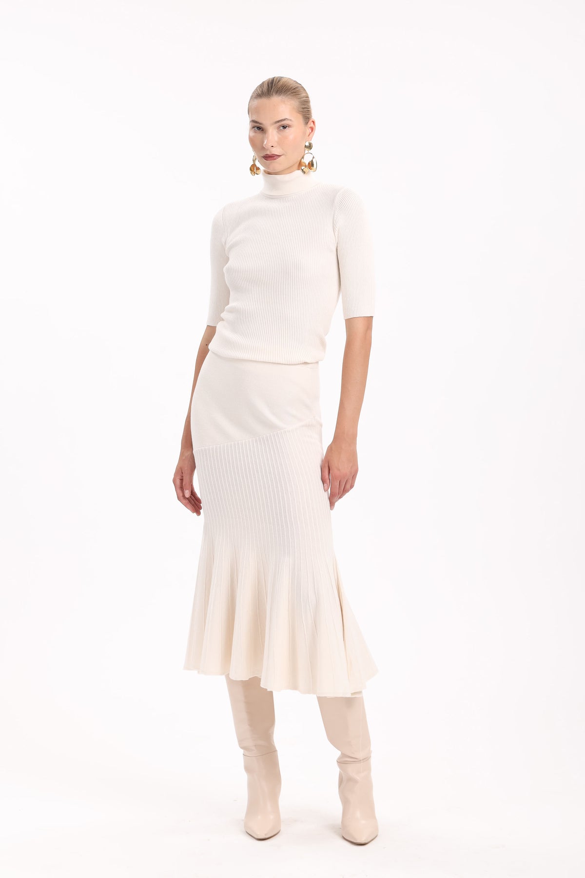 Fluted Knit Skirt - MYT Wearables Fall–Winter 2027