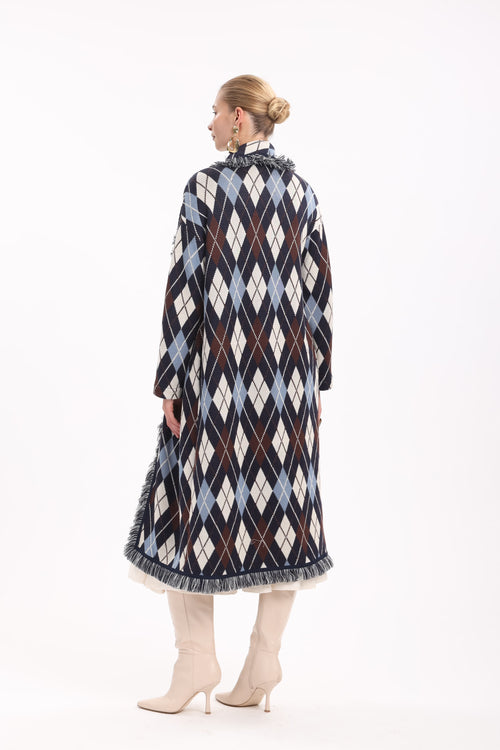 Argyle Long Cardigan - MYT Wearables Fall–Winter 2027