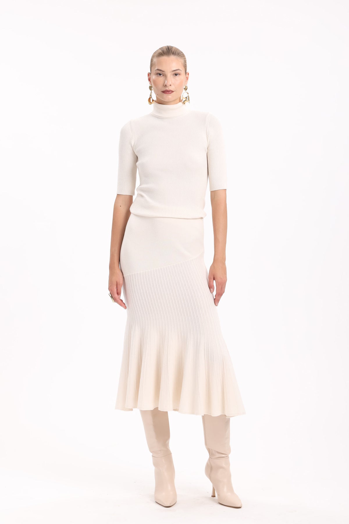 Fluted Knit Skirt - MYT Wearables Fall–Winter 2027