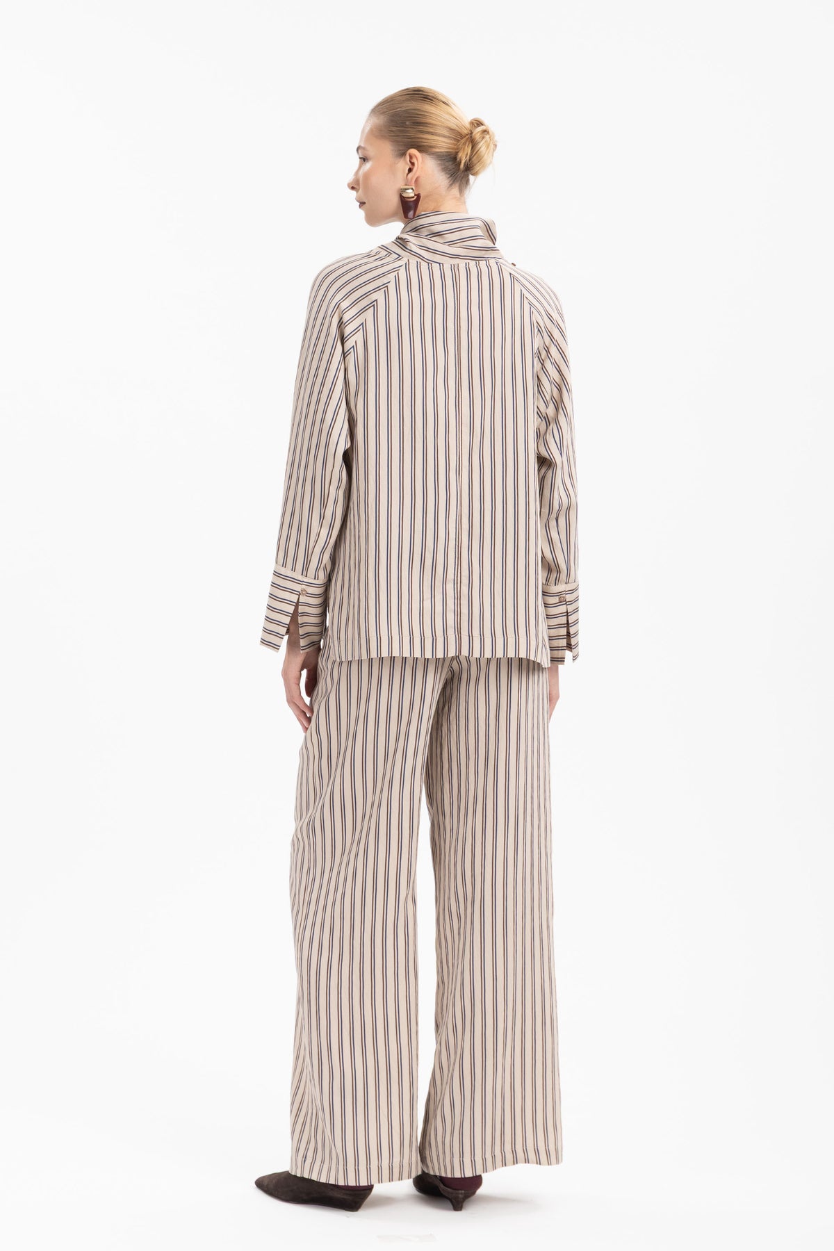 Pinstripe Relaxed Pants - MYT Wearables Fall–Winter 2027