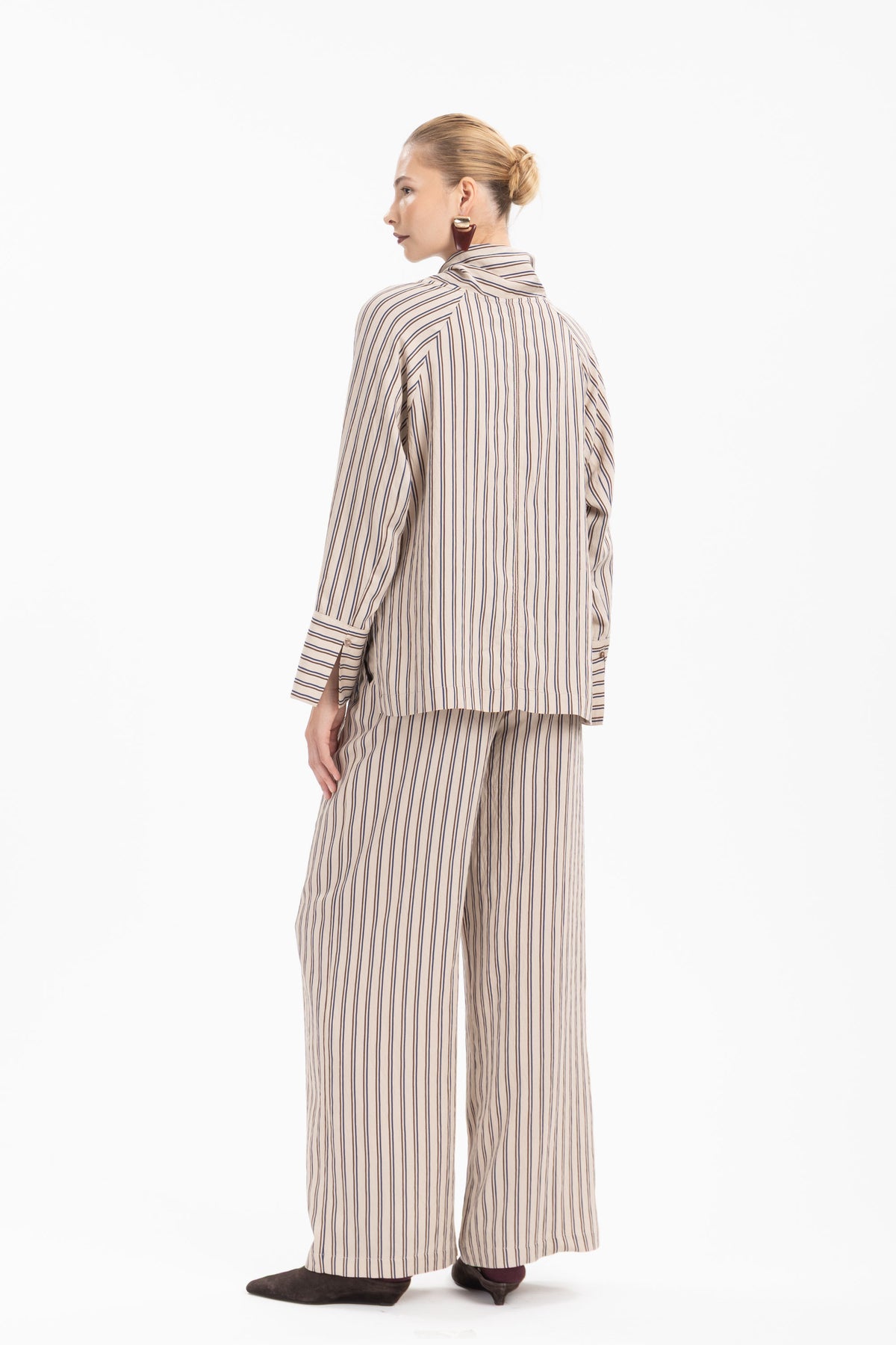 Pinstripe Relaxed Pants - MYT Wearables Fall–Winter 2027