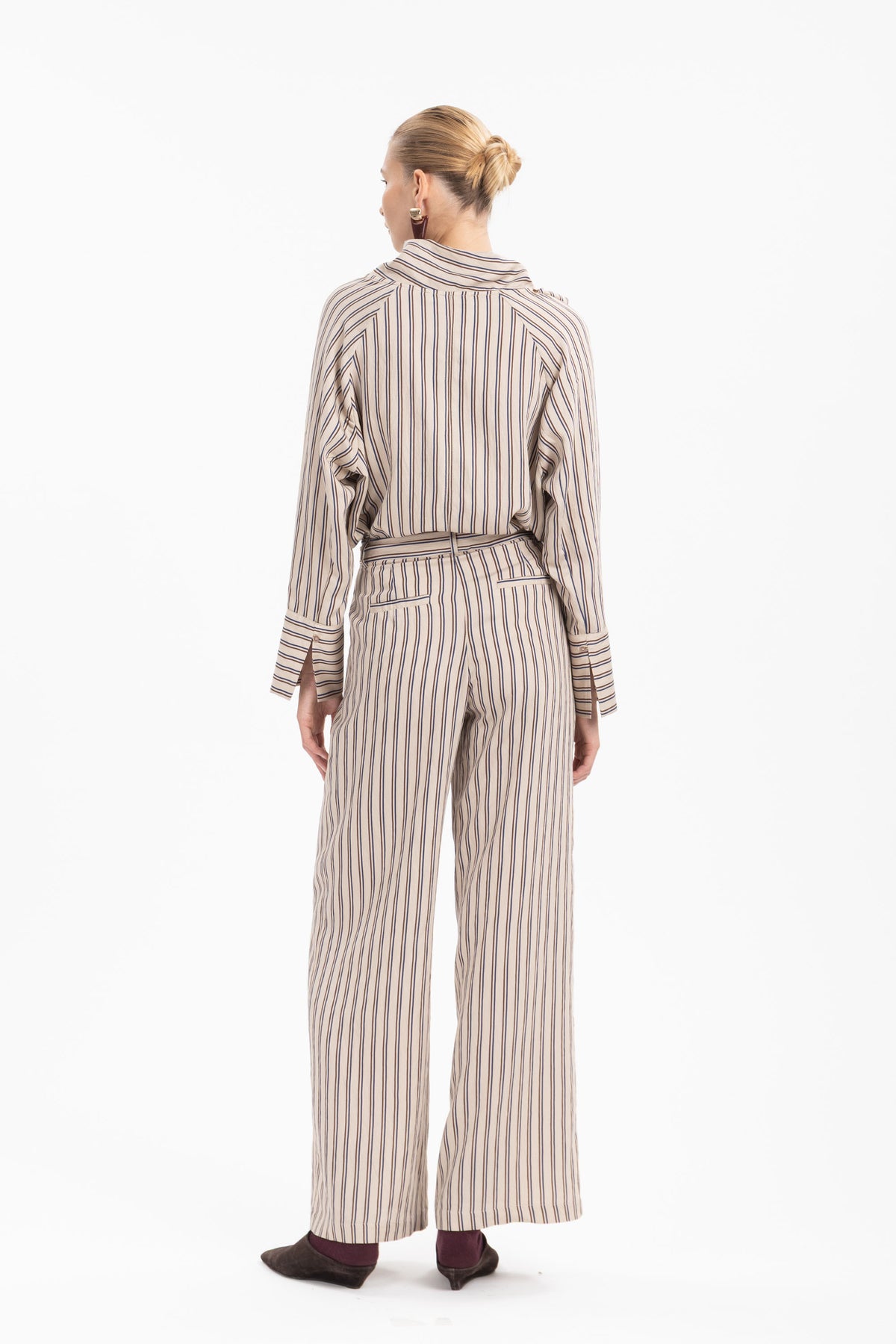 Pinstripe Relaxed Pants - MYT Wearables Fall–Winter 2027