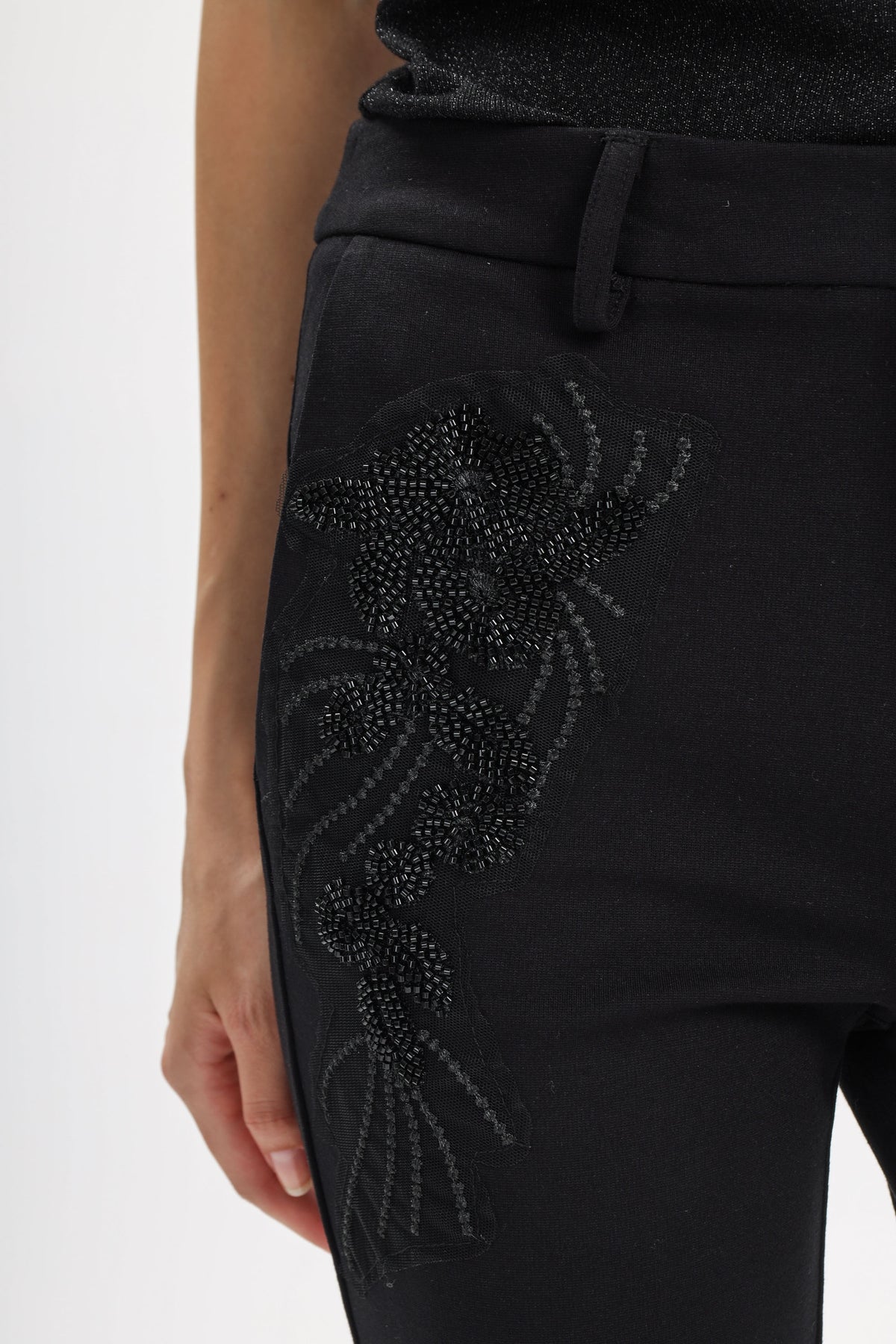 Beaded Flared Pants - MYT Wearables Fall–Winter 2027
