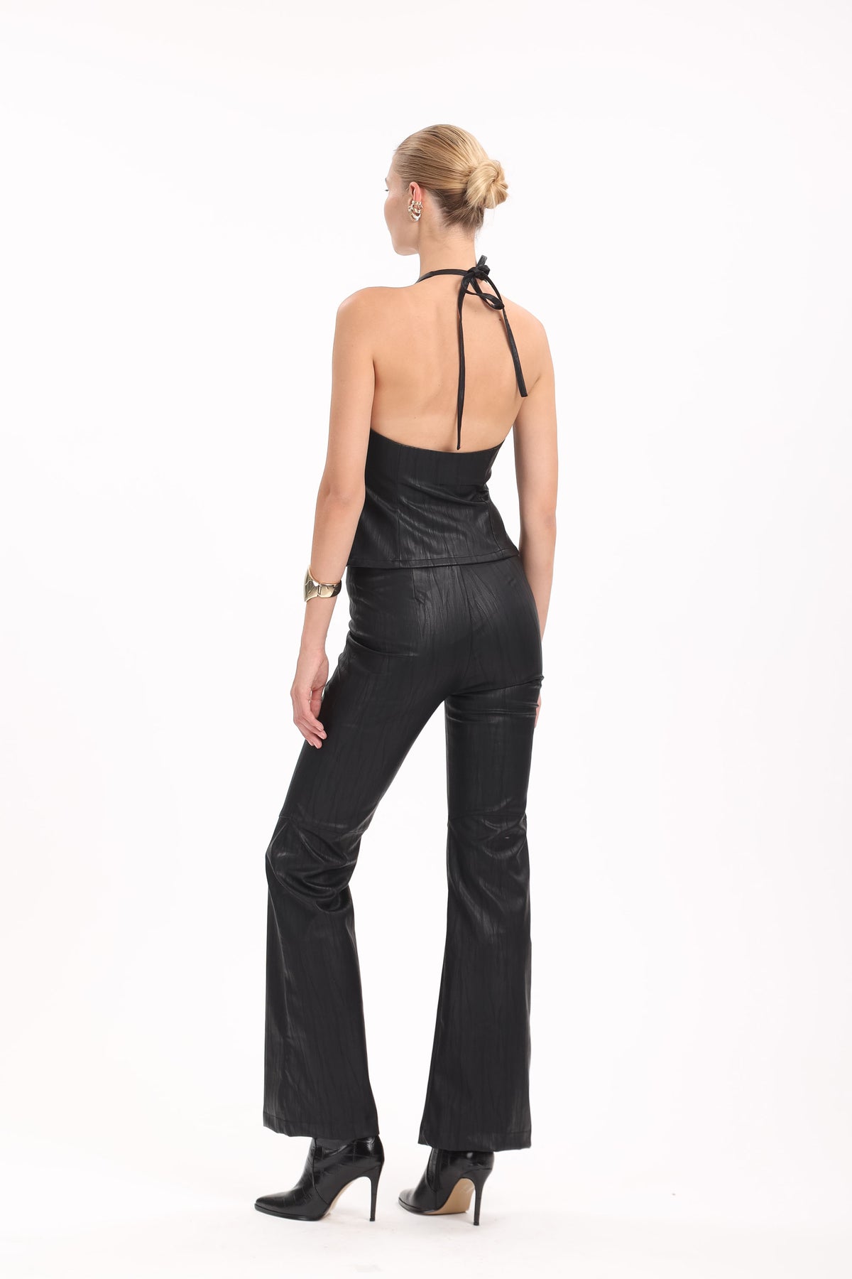 Leather Flared Pants - MYT Wearables Fall–Winter 2027