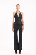 Leather Flared Pants - MYT Wearables Fall–Winter 2027