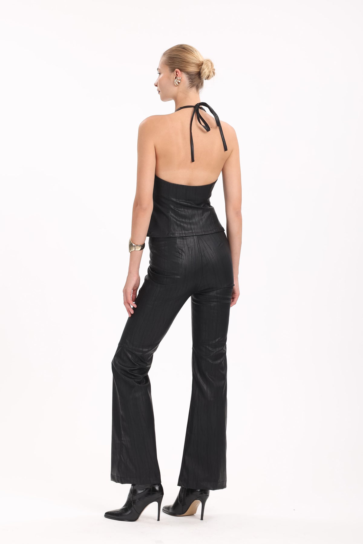Leather Flared Pants - MYT Wearables Fall–Winter 2027