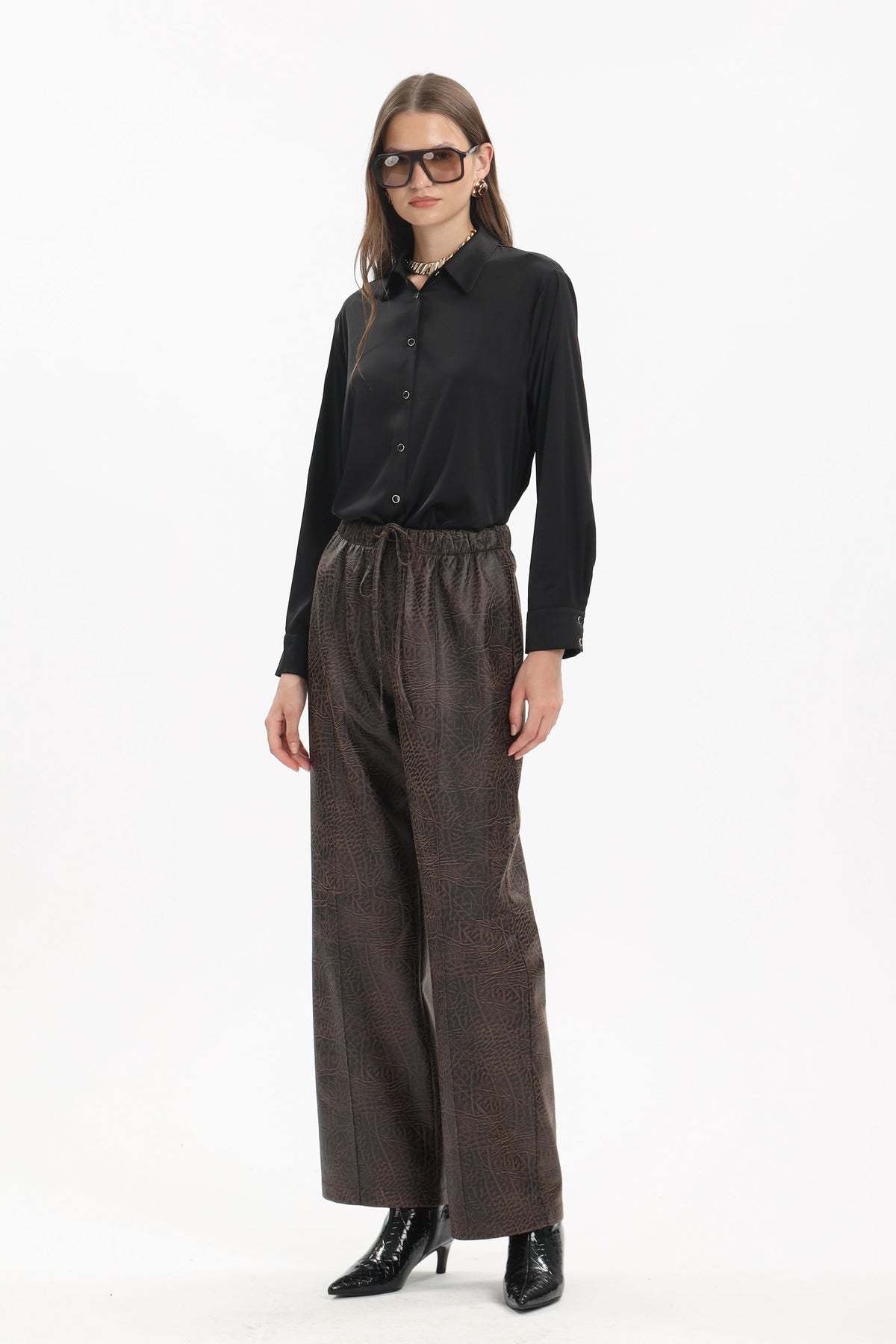 Printed Wide Pants - MYT Wearables Fall–Winter 2027