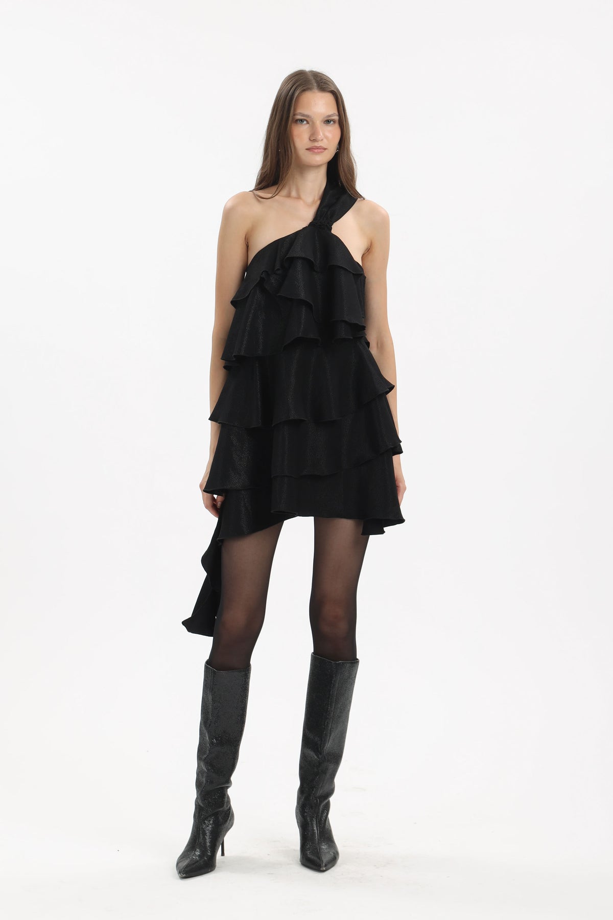 Tiered Ruffle Dress - MYT Wearables Fall–Winter 2027