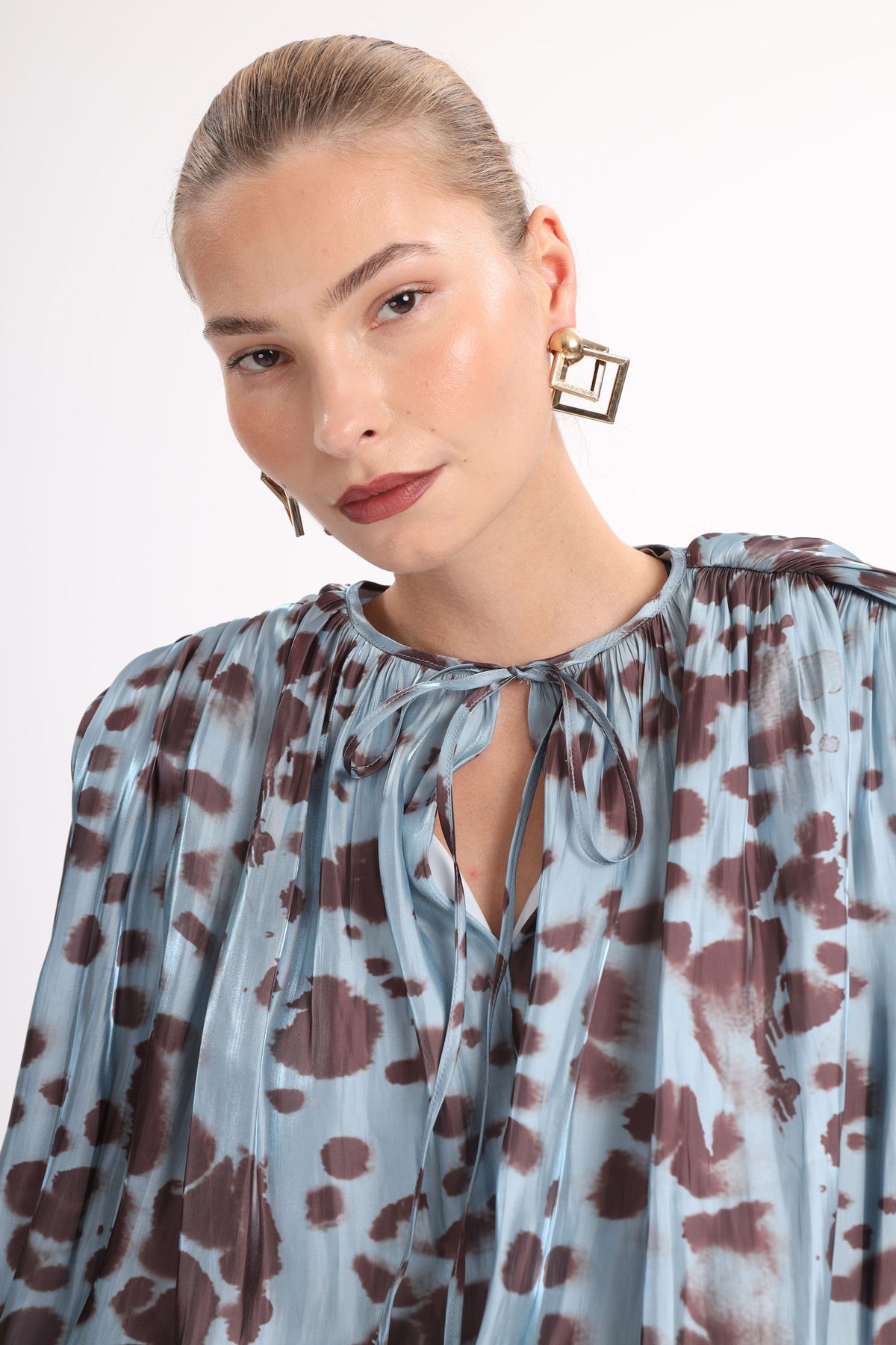 Floral Balloon-Sleeve Mini - MYT Wearables Fall–Winter 2027