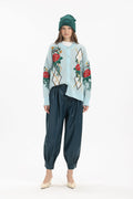 Rose Intarsia Cardigan - MYT Wearables Fall–Winter 2027