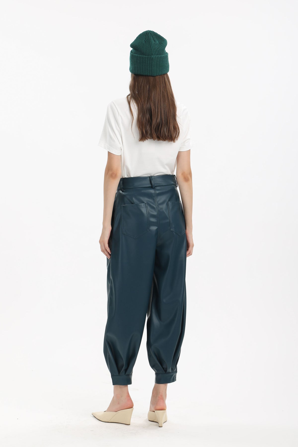 Leather Balloon Pants - MYT Wearables Fall–Winter 2027