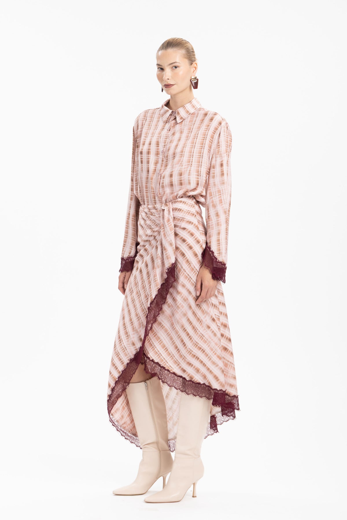 Striped Satin Shirt - MYT Wearables Fall–Winter 2027