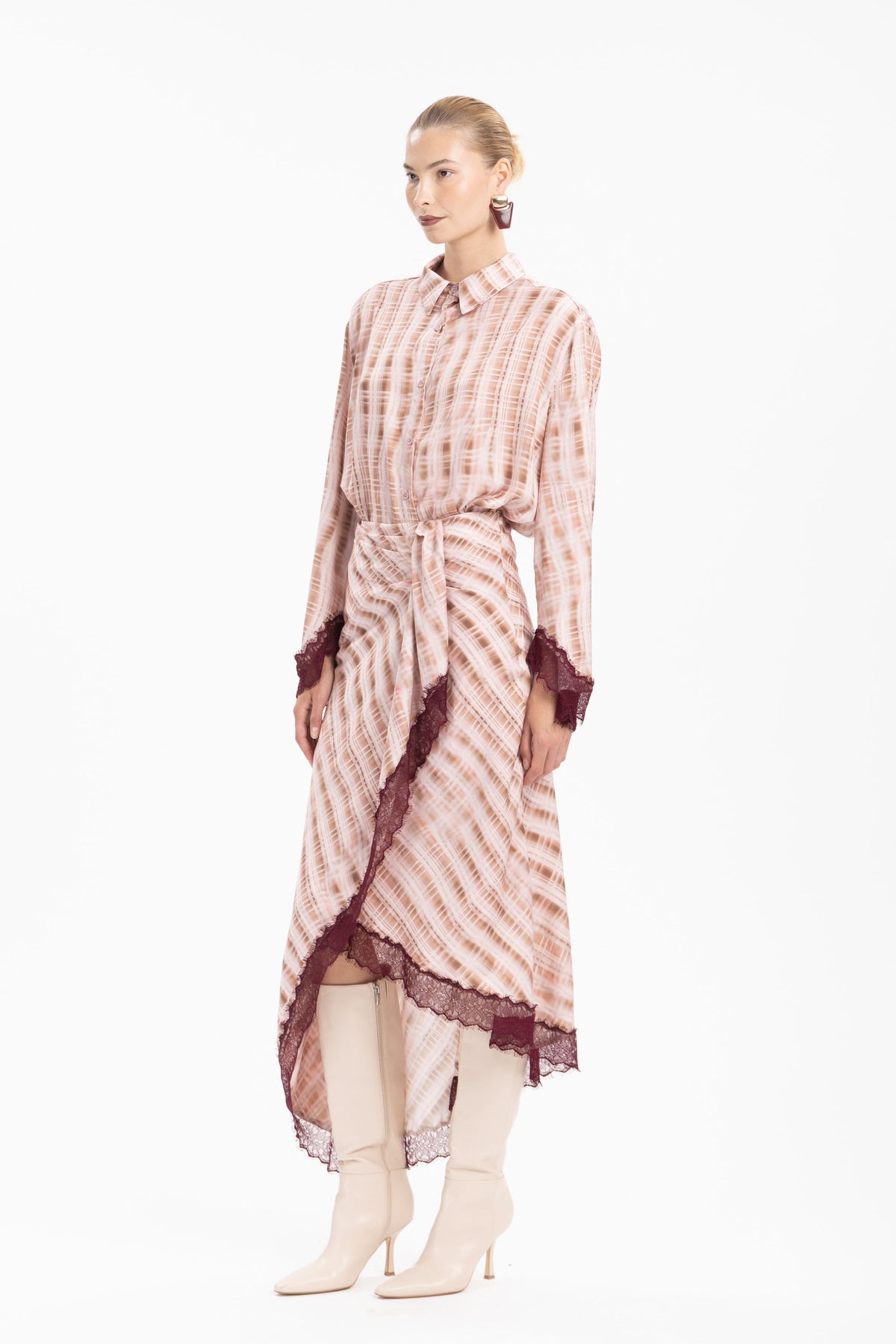 Striped Satin Shirt - MYT Wearables Fall–Winter 2027