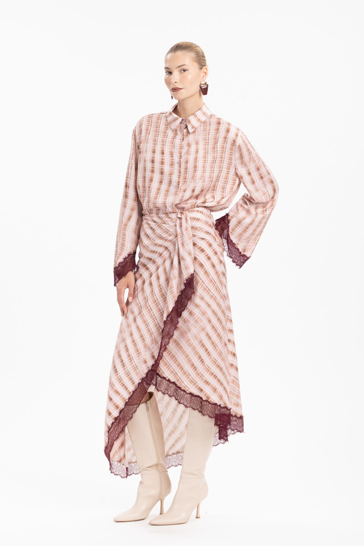 Striped Satin Shirt - MYT Wearables Fall–Winter 2027
