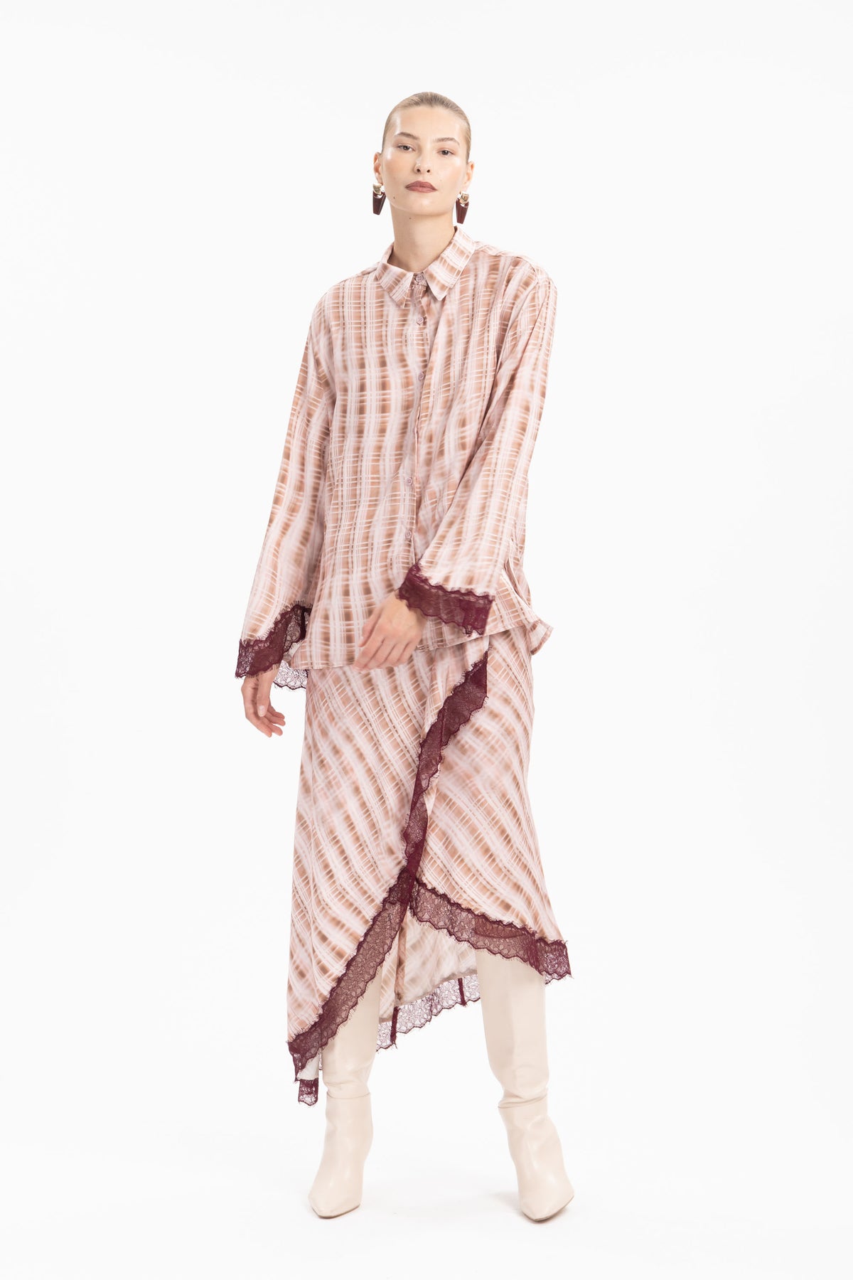 Striped Satin Shirt - MYT Wearables Fall–Winter 2027