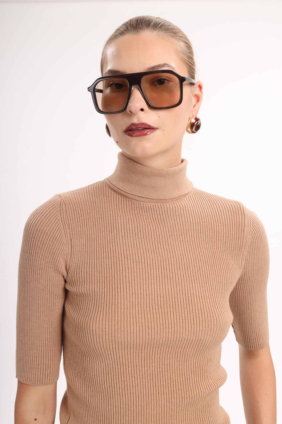 Ribbed Turtleneck Top - MYT Wearables Fall–Winter 2027