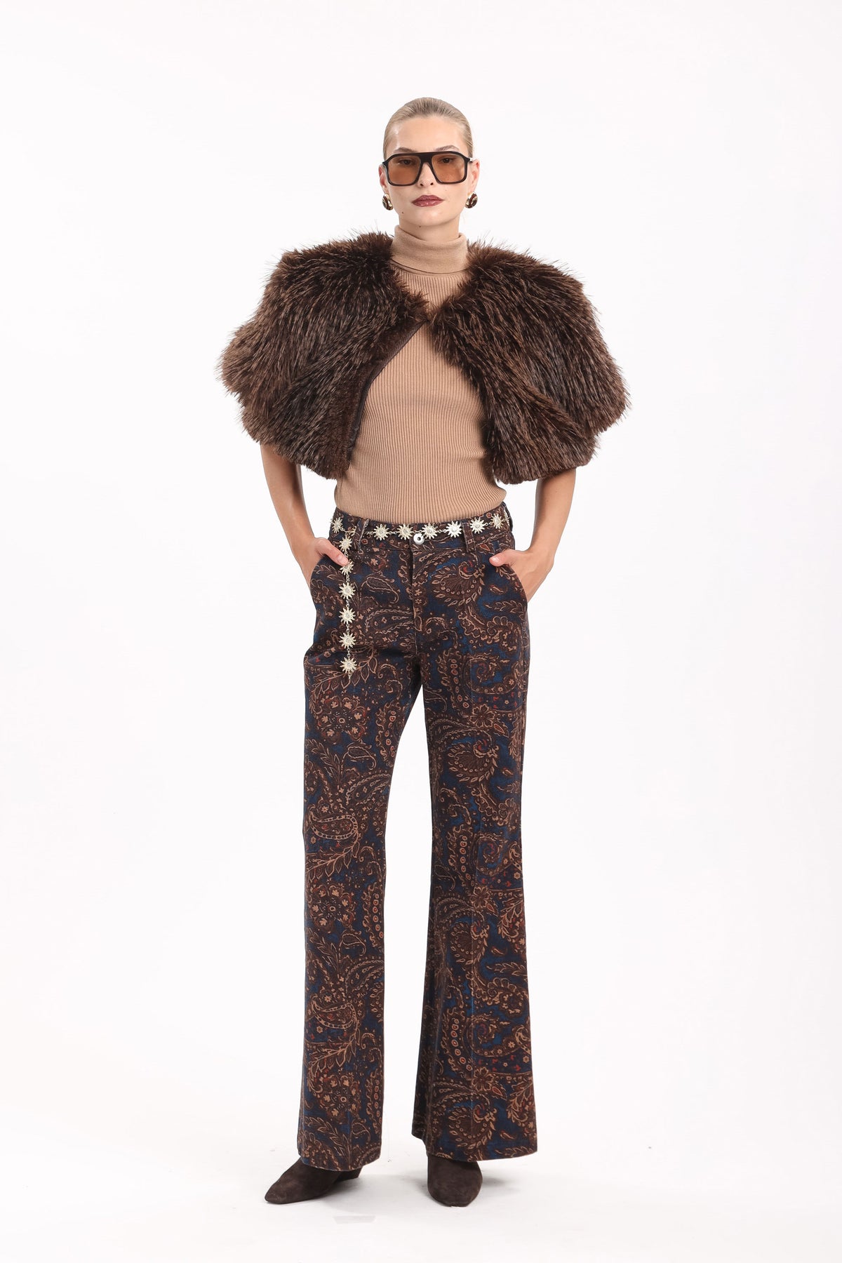 Paisley Flared Jeans - MYT Wearables Fall–Winter 2027