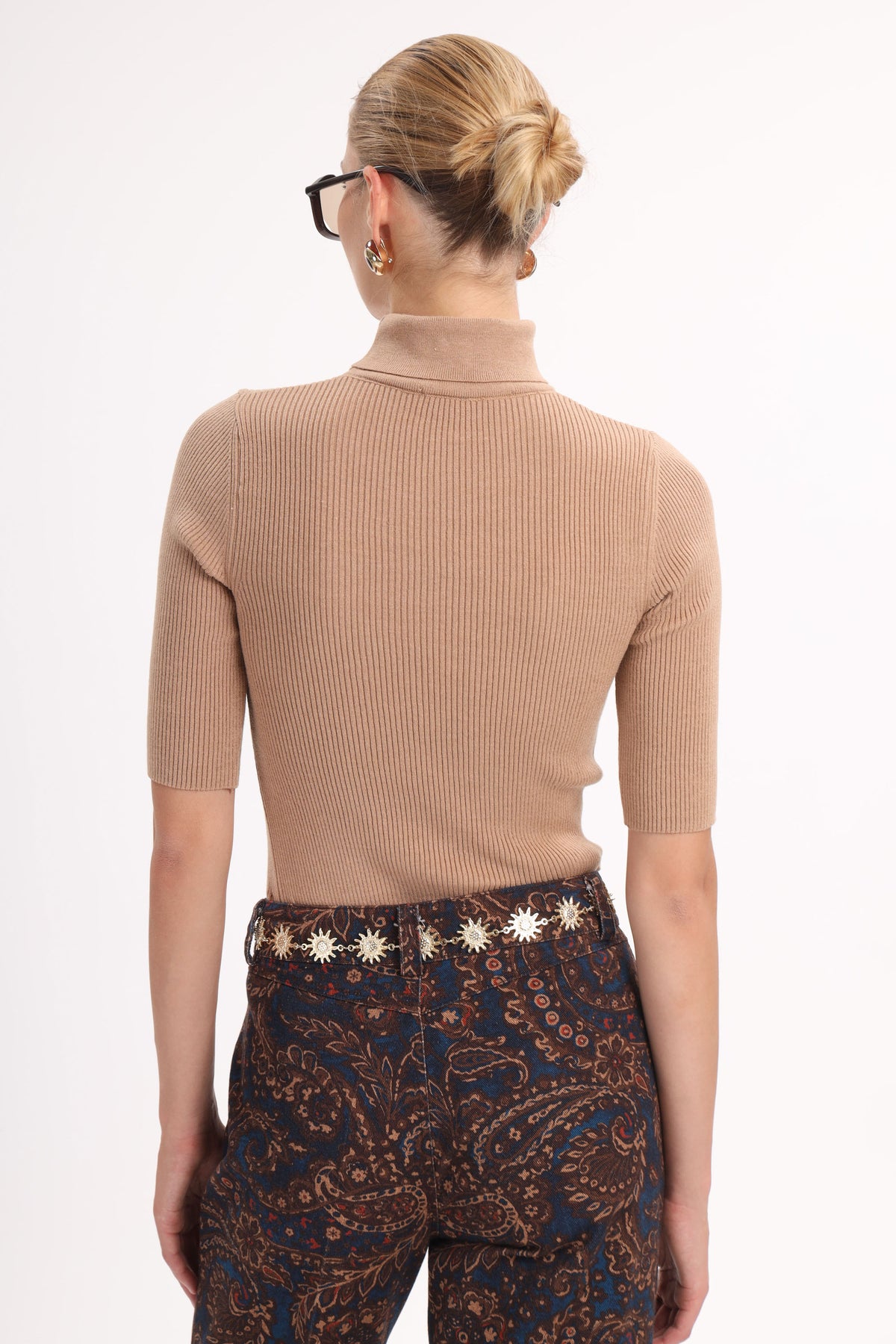 Ribbed Turtleneck Top - MYT Wearables Fall–Winter 2027