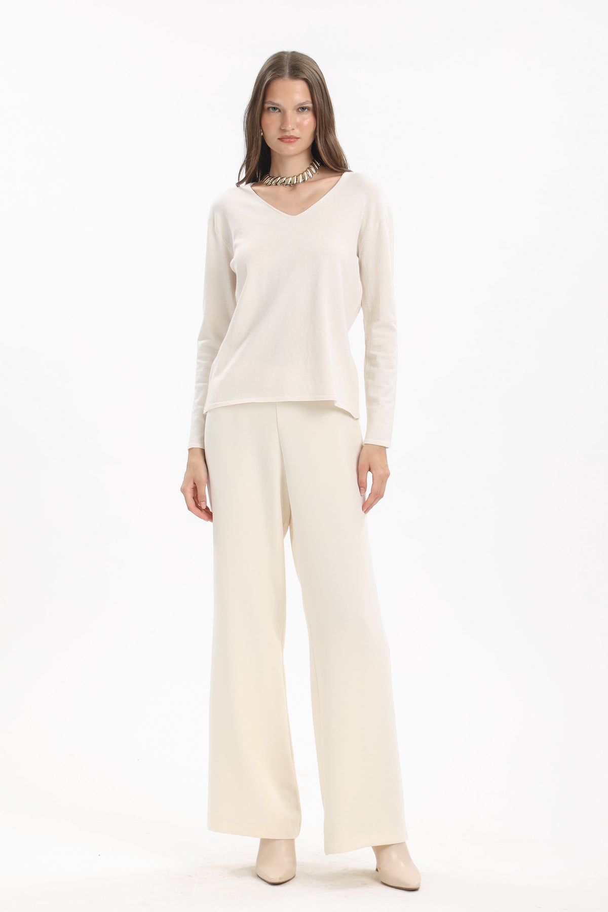 V-Neck Knit Top - MYT Wearables Fall–Winter 2027
