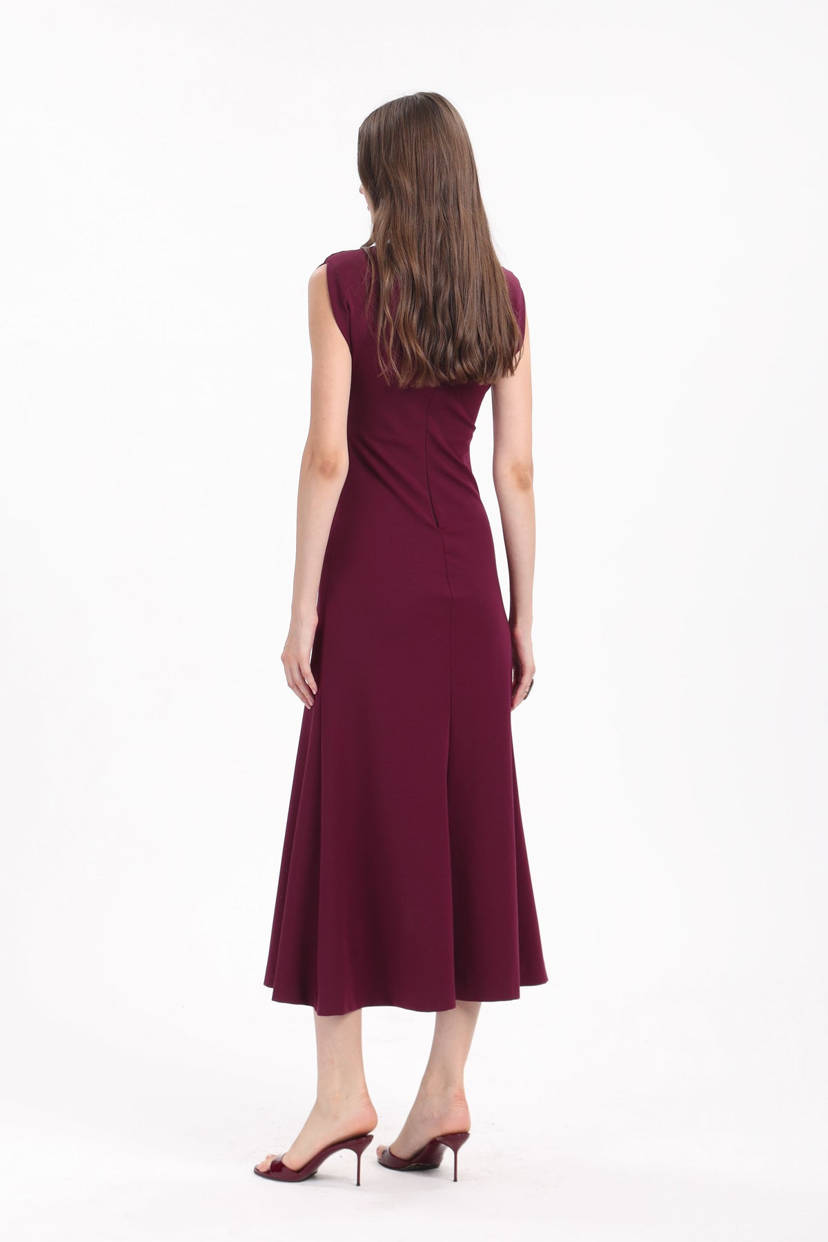 Fluted Cap-Sleeve Dress - MYT Wearables Fall–Winter 2027