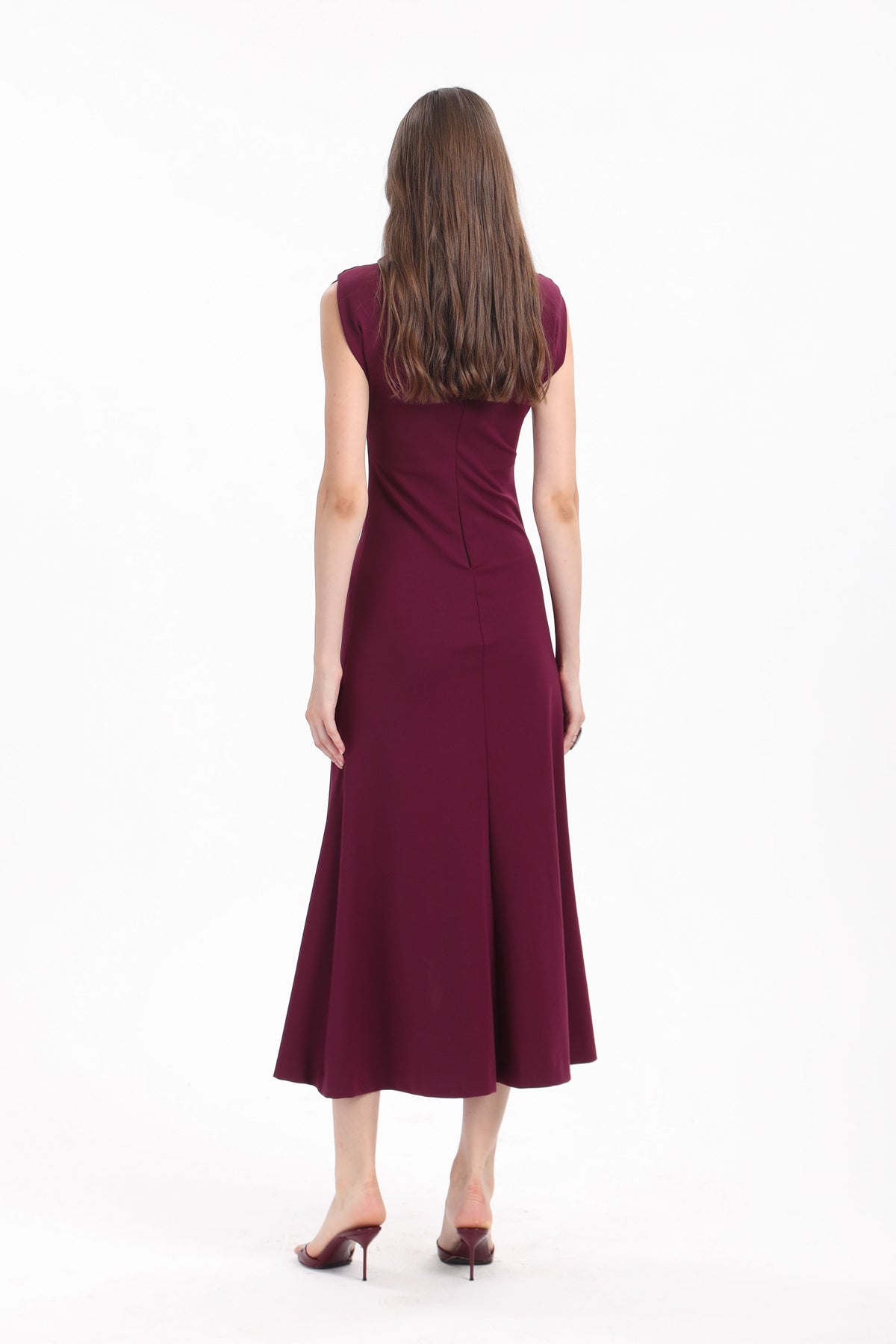 Fluted Cap-Sleeve Dress - MYT Wearables Fall–Winter 2027