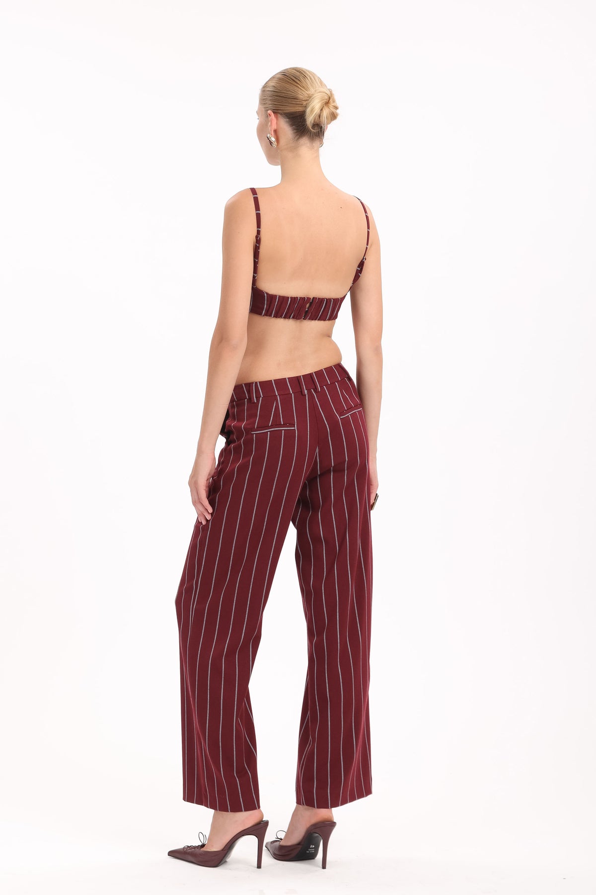 Pinstripe Bralette Top - MYT Wearables Fall–Winter 2027