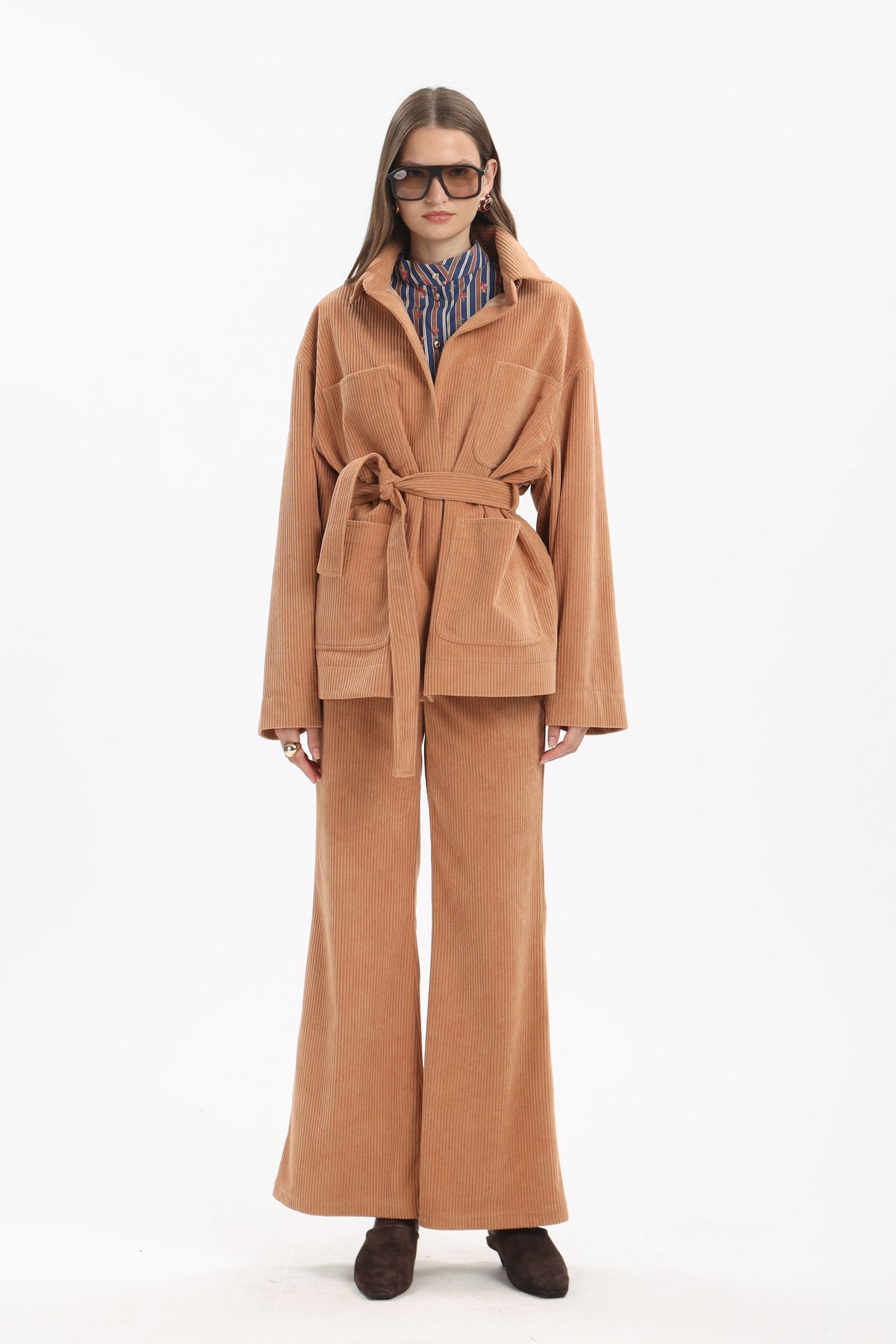 Corduroy Flared Pants - MYT Wearables Fall–Winter 2027