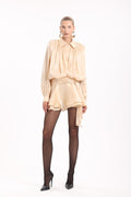 Satin Ruffle Dress - MYT Wearables Fall–Winter 2027