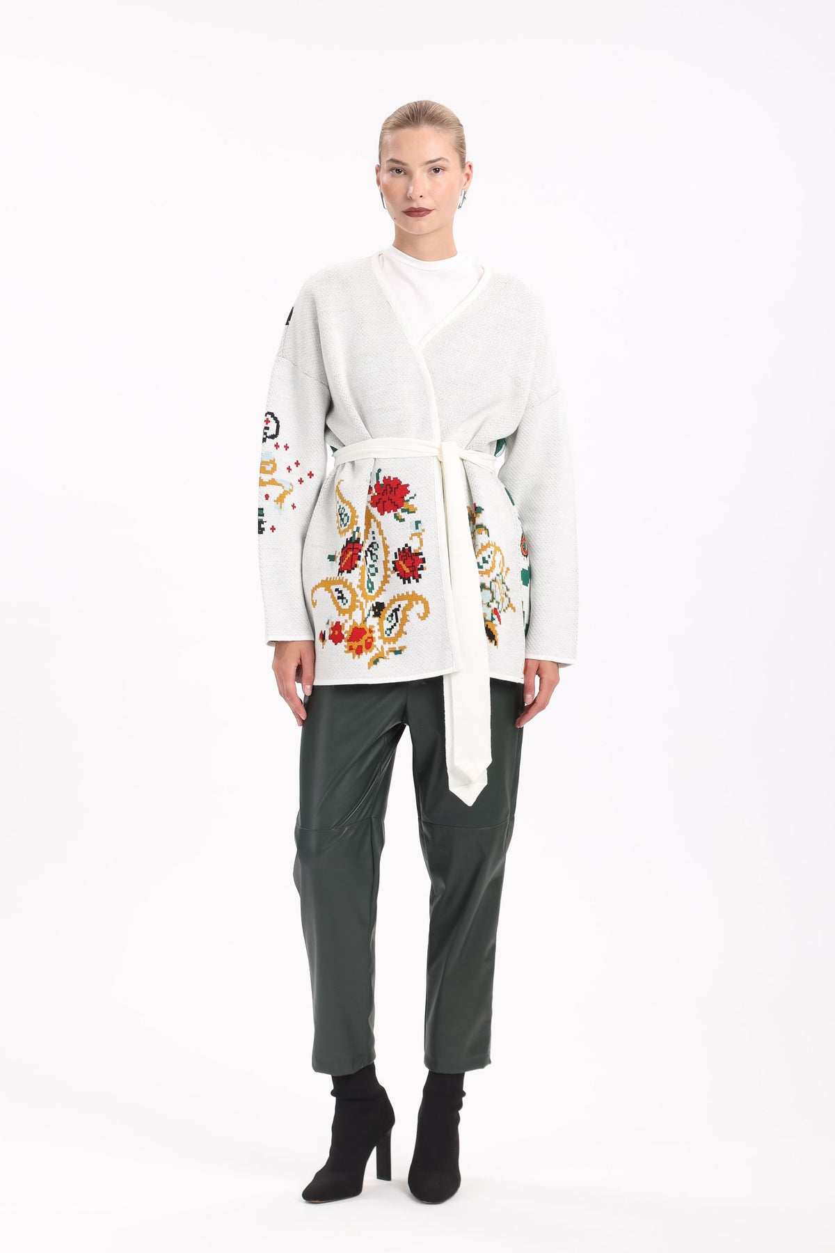 Embroidered Wrap Cardigan - MYT Wearables Fall–Winter 2027