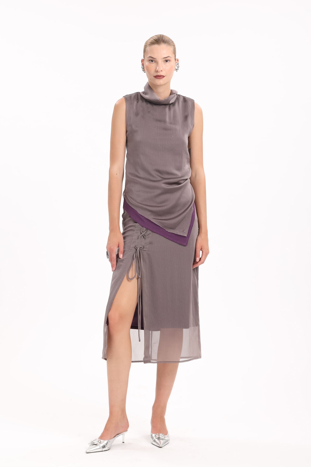 Panelled Midi Skirt - MYT Wearables Fall–Winter 2027
