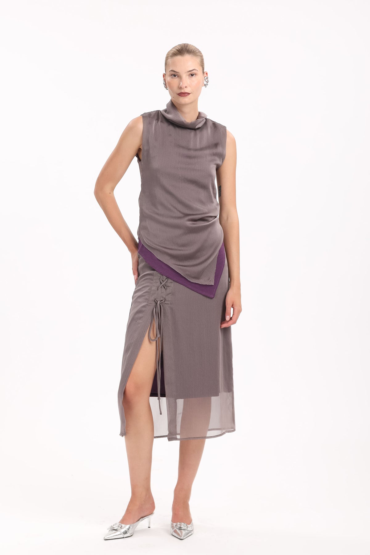 Panelled Midi Skirt - MYT Wearables Fall–Winter 2027