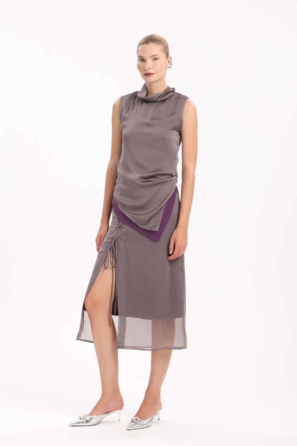 Panelled Midi Skirt - MYT Wearables Fall–Winter 2027