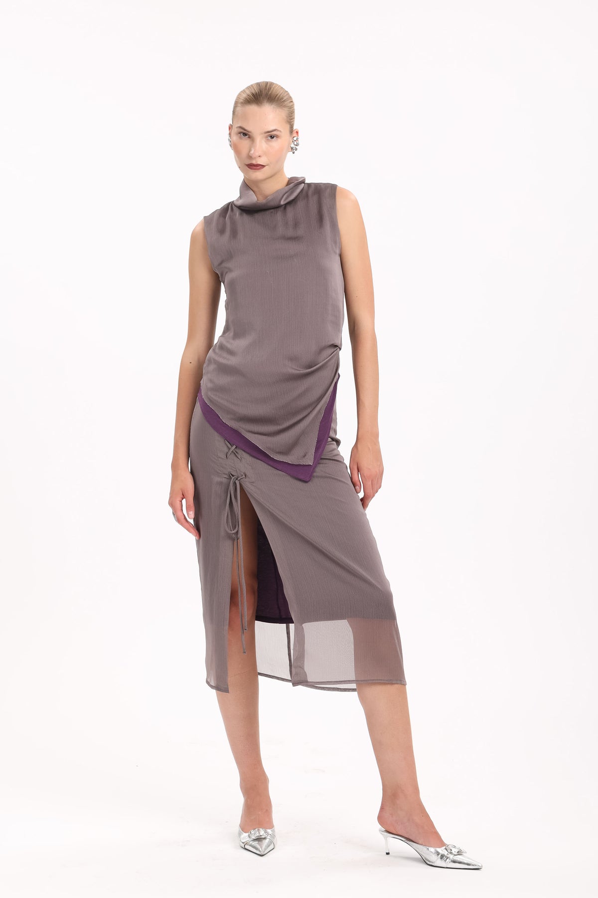Panelled Midi Skirt - MYT Wearables Fall–Winter 2027