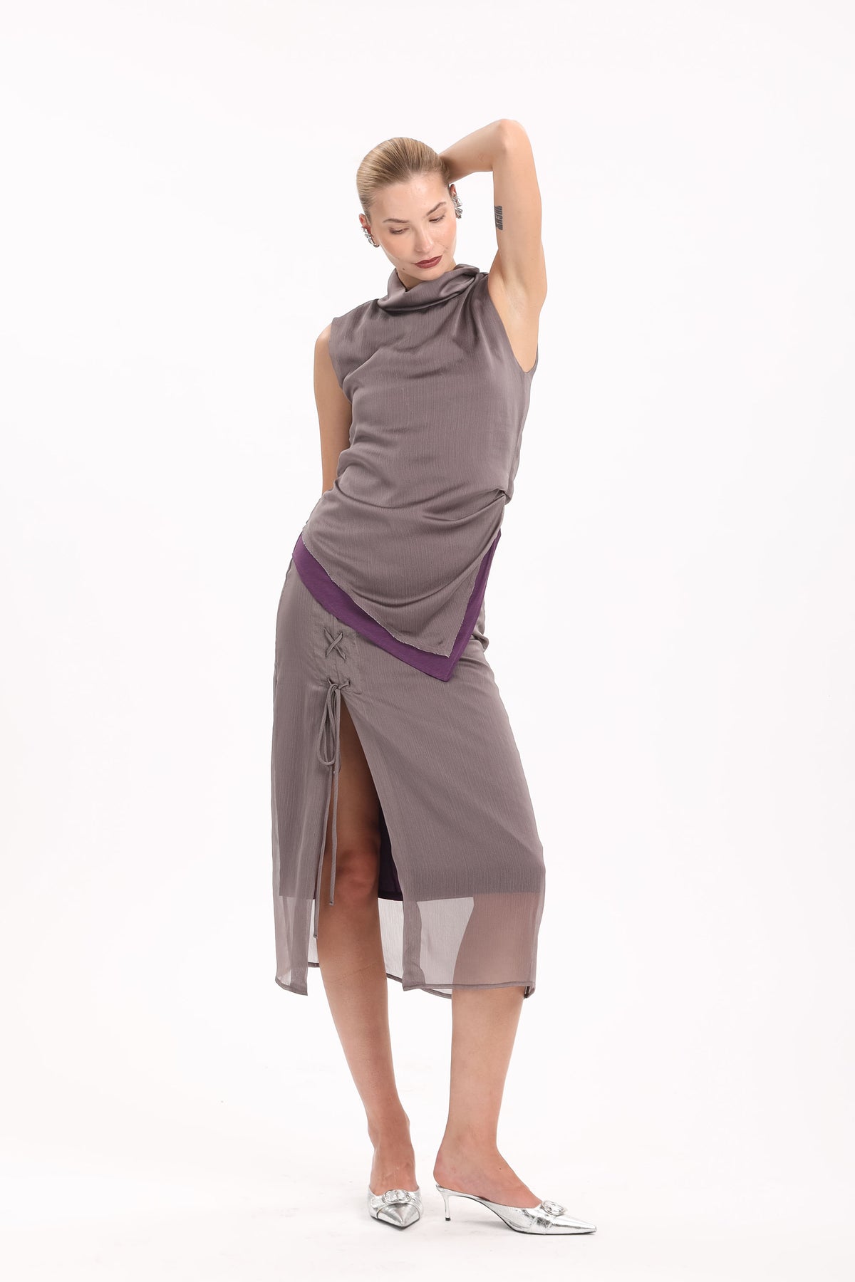 Panelled Midi Skirt - MYT Wearables Fall–Winter 2027