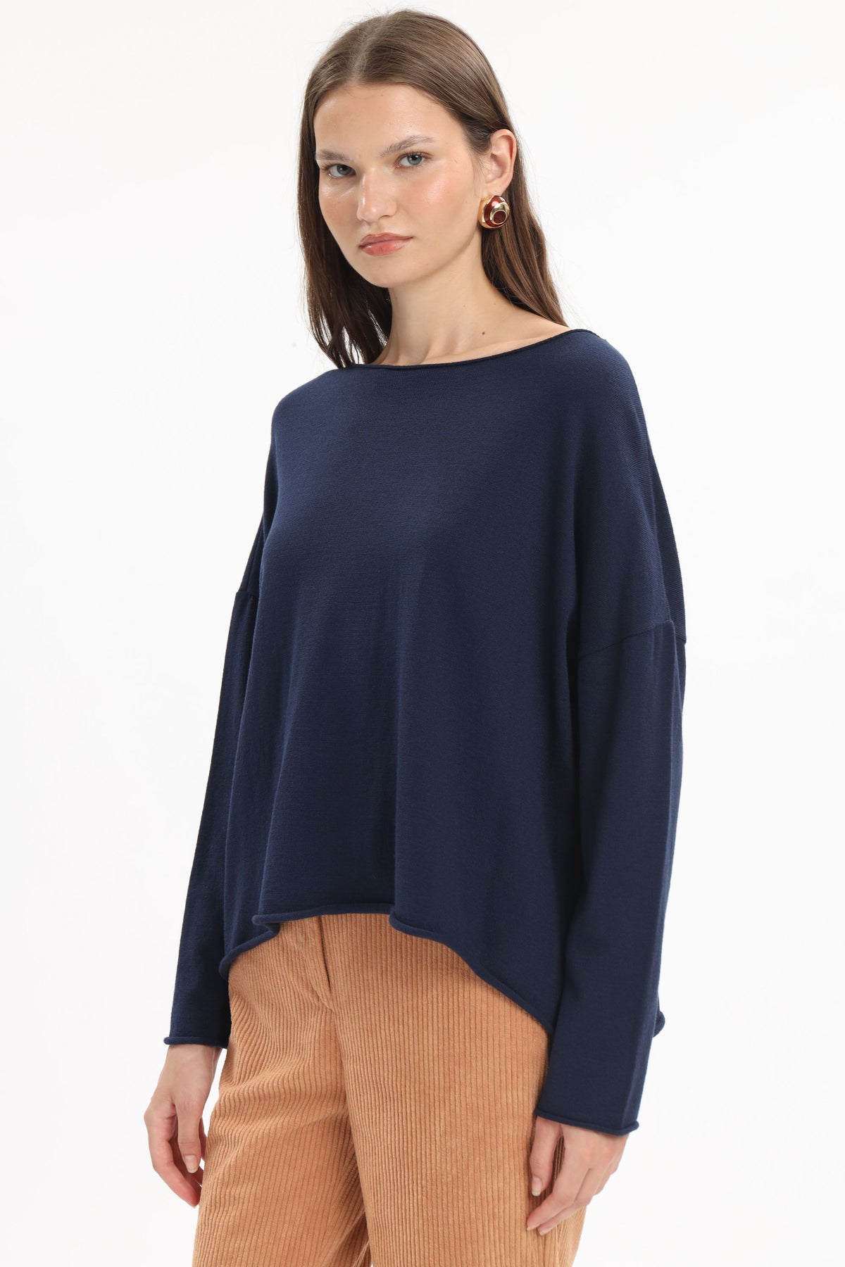 Boat-Neck Knit Sweater - MYT Wearables Fall–Winter 2027