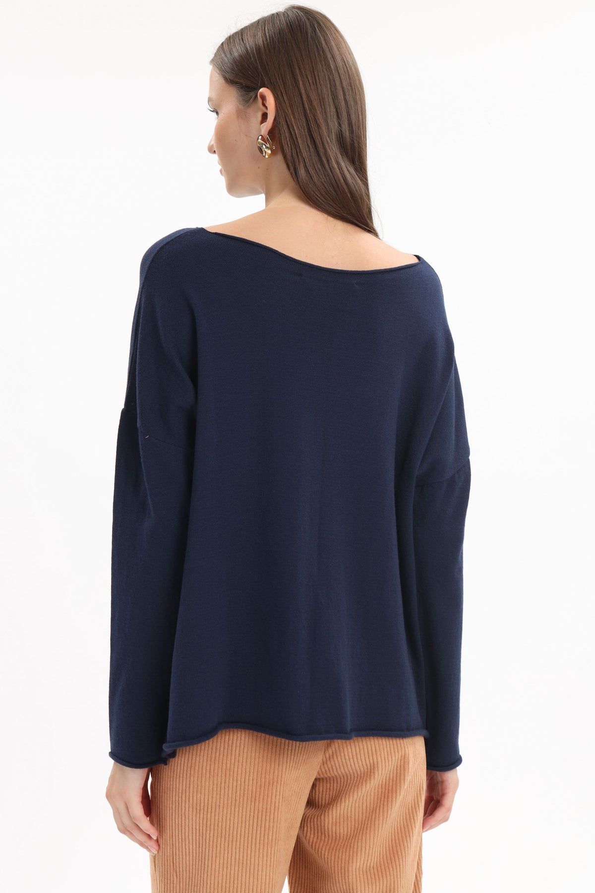 Boat-Neck Knit Sweater - MYT Wearables Fall–Winter 2027