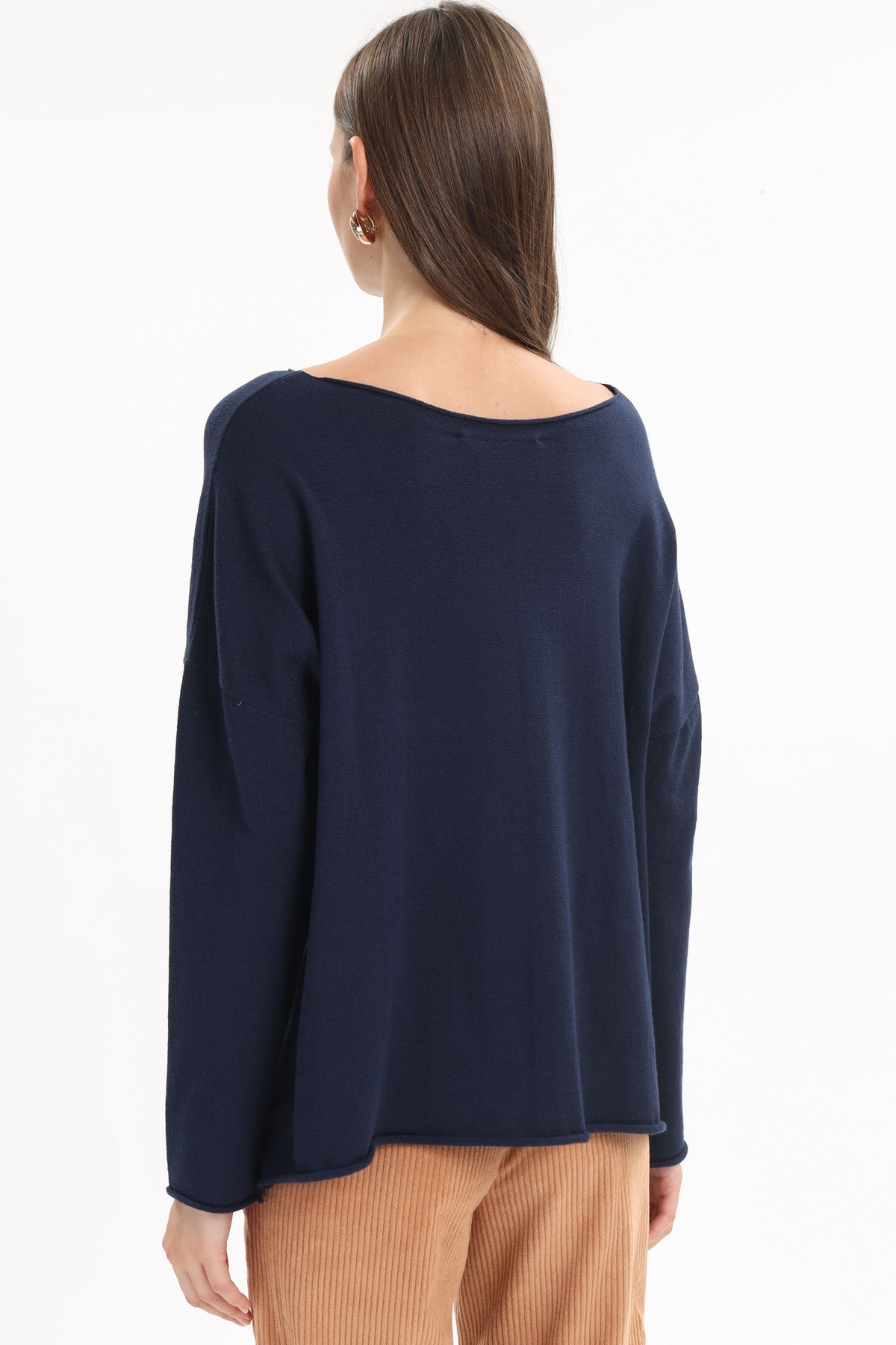 Boat-Neck Knit Sweater - MYT Wearables Fall–Winter 2027