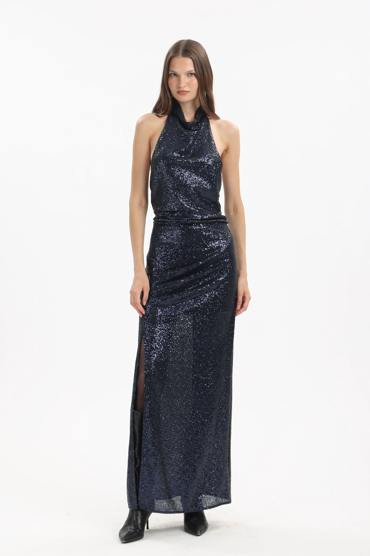 Sequin Halter Maxi - MYT Wearables Fall–Winter 2027