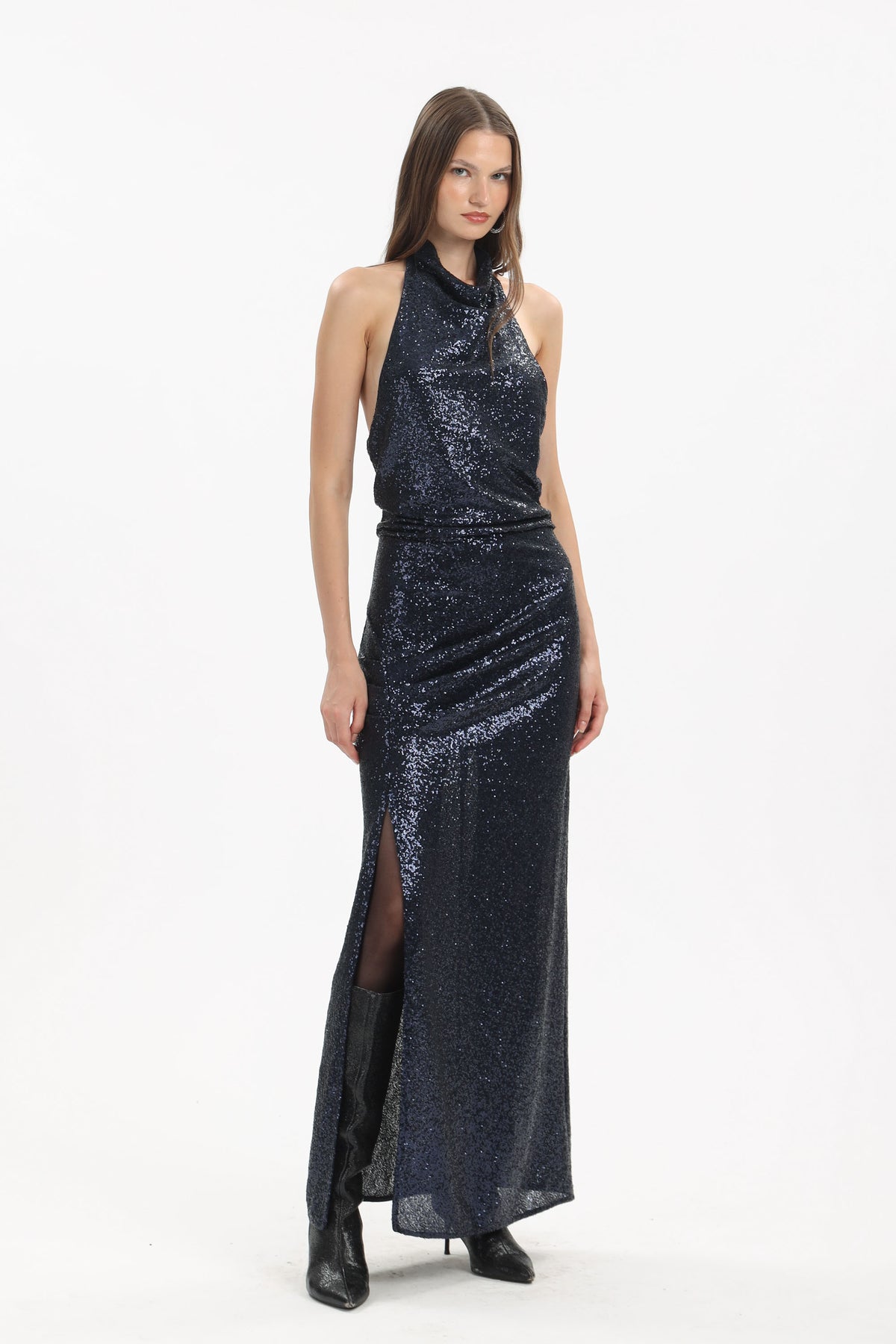 Sequin Halter Maxi - MYT Wearables Fall–Winter 2027