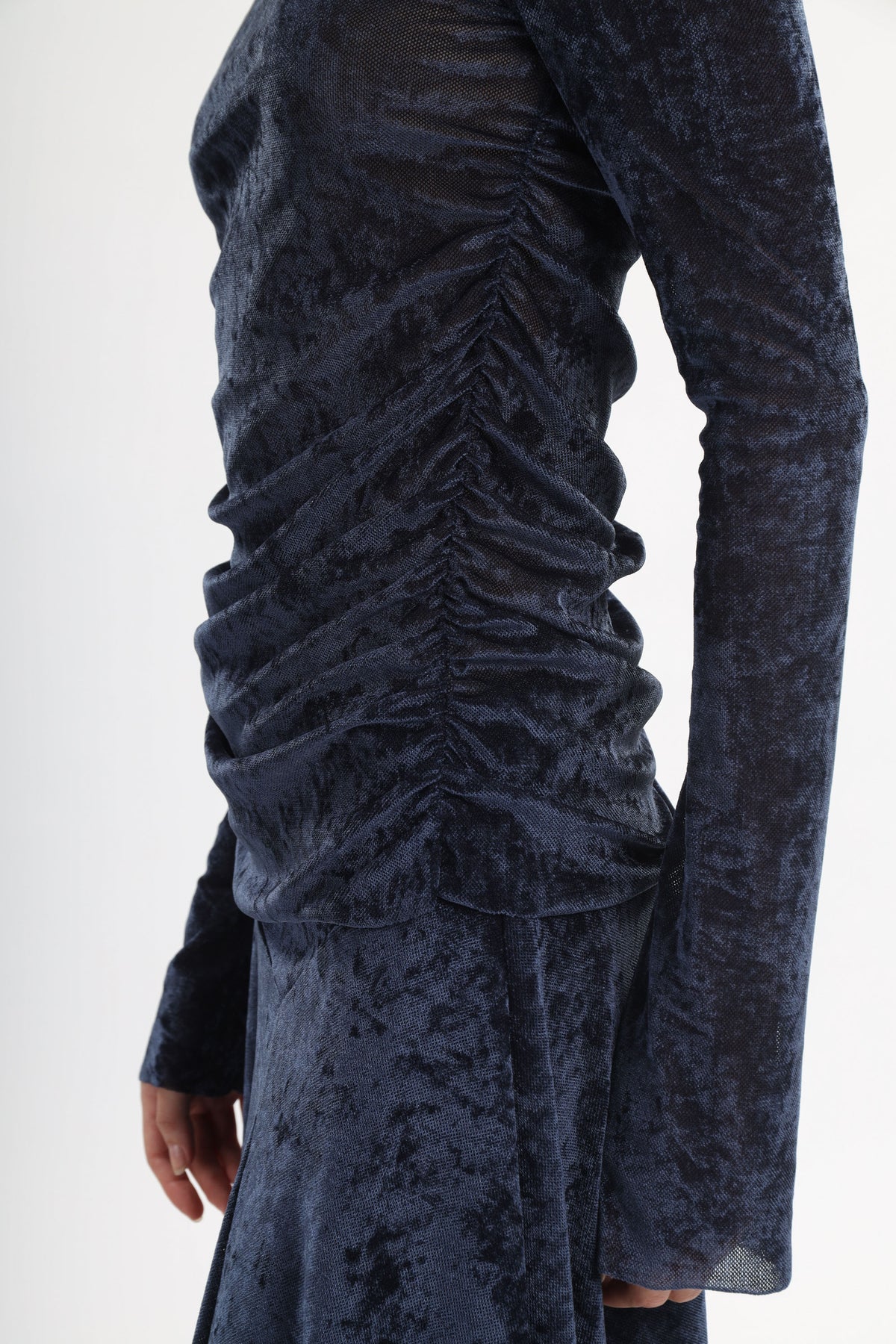 Velvet Asymmetric Skirt - MYT Wearables Fall–Winter 2027