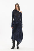 Velvet Asymmetric Skirt - MYT Wearables Fall–Winter 2027