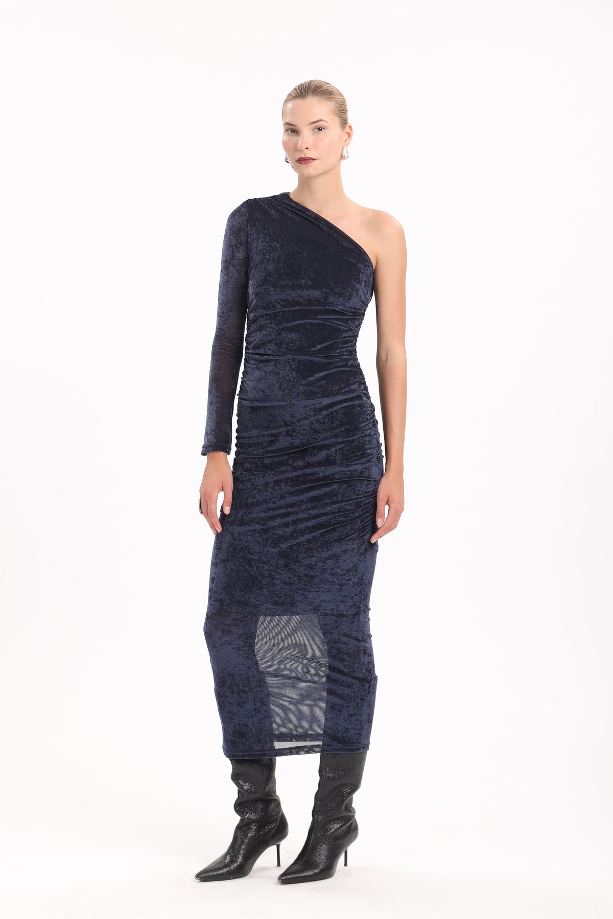 Velvet One-Shoulder Maxi - MYT Wearables Fall–Winter 2027