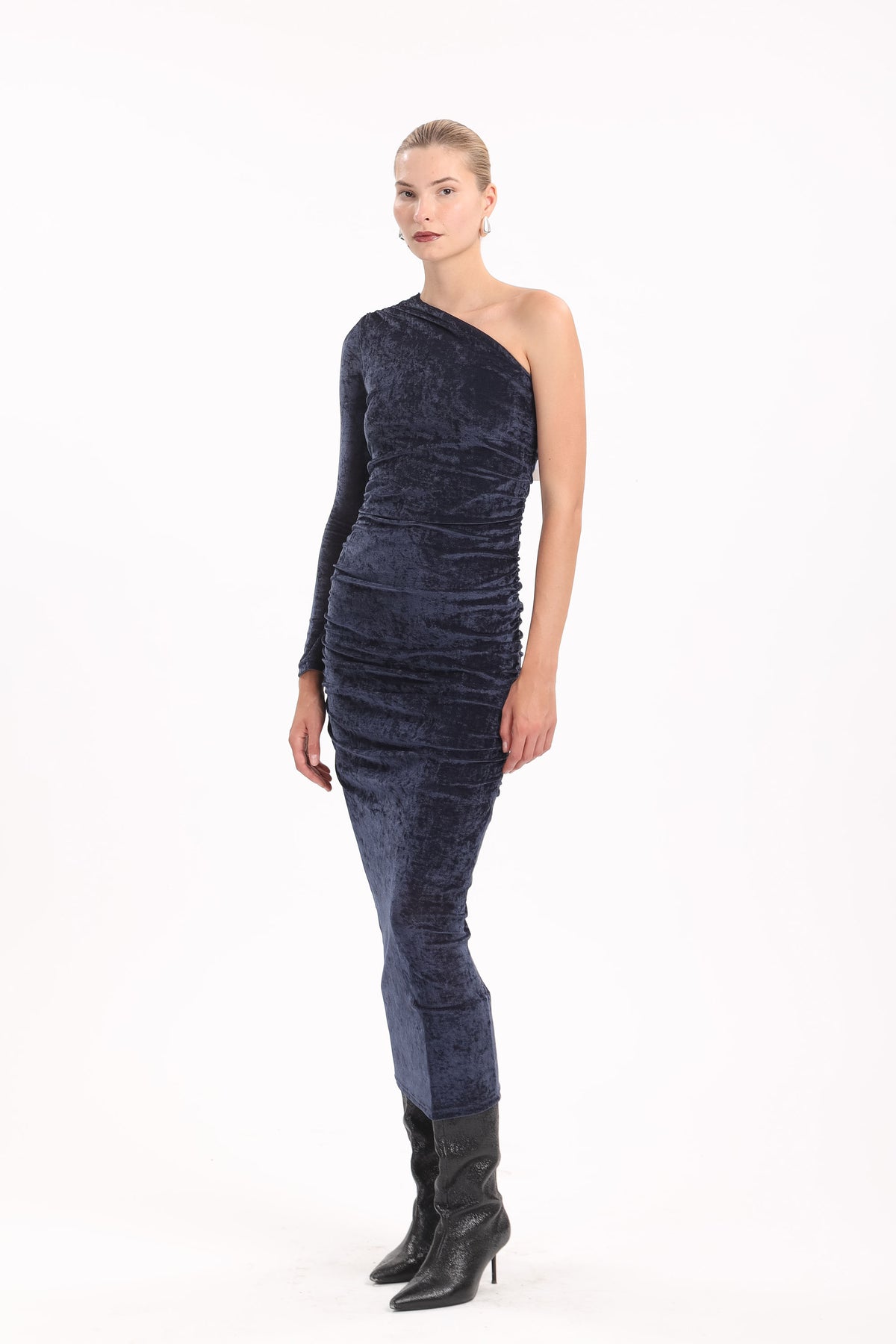 Velvet One-Shoulder Maxi - MYT Wearables Fall–Winter 2027