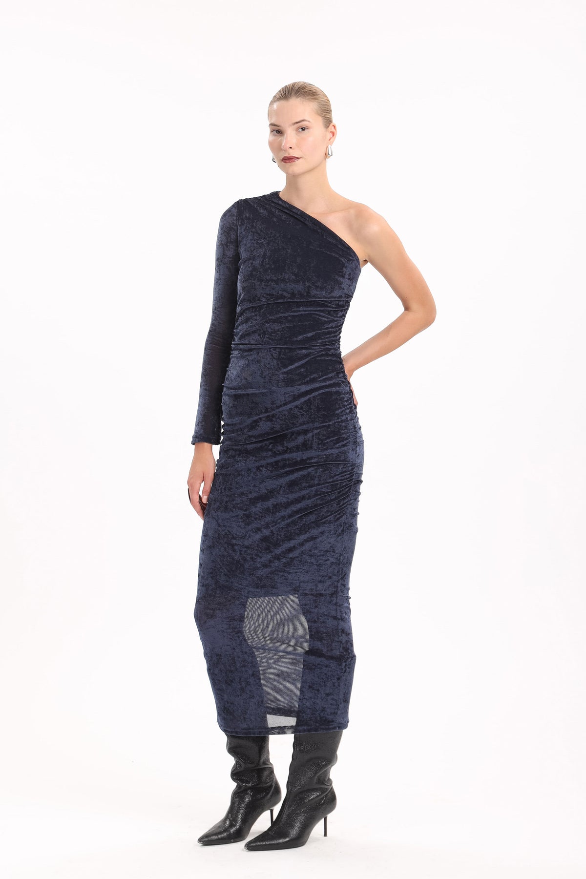 Velvet One-Shoulder Maxi - MYT Wearables Fall–Winter 2027