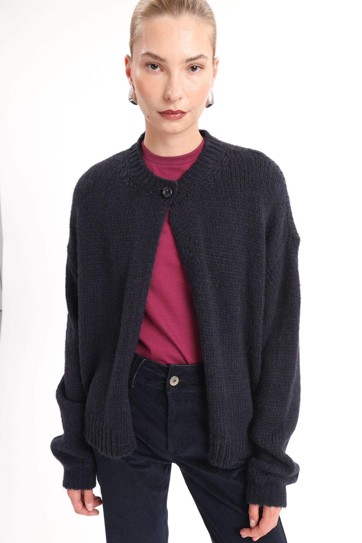 Oversized Knit Cardigan - MYT Wearables Fall–Winter 2027